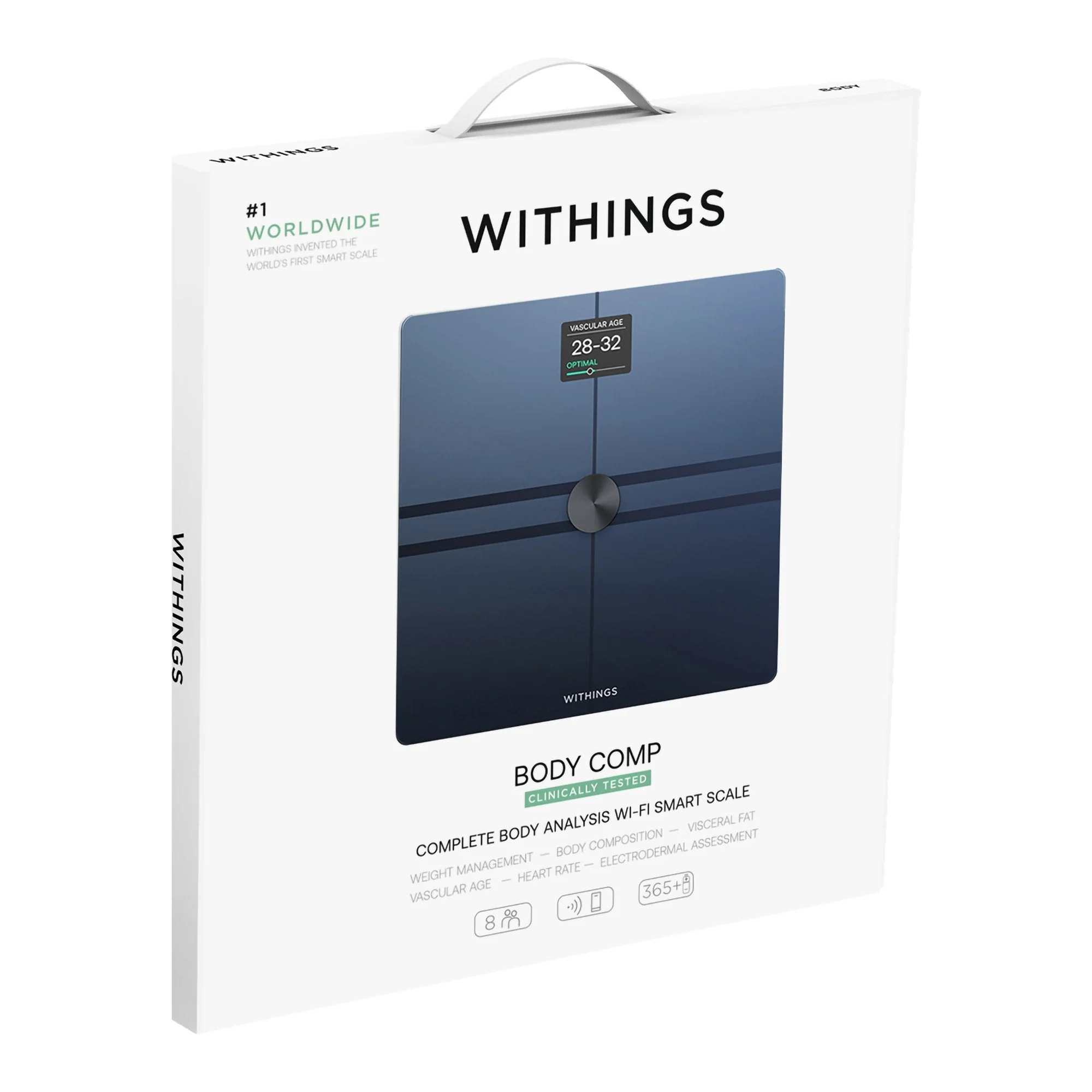 Withings Inc Withings Body Comp Wi-Fi Smart Scale, Black - Image 4