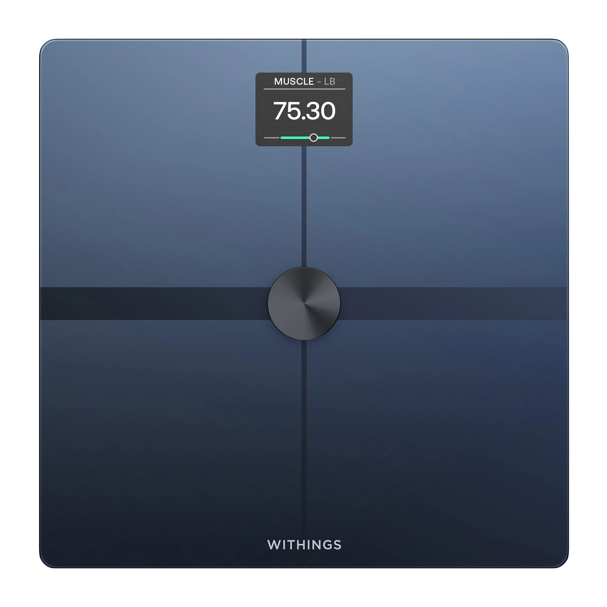 Total Body Composition Analyzer Step On Withings LCD Display 5 -> 200kg (9 -> 440lb) Black Battery Operated