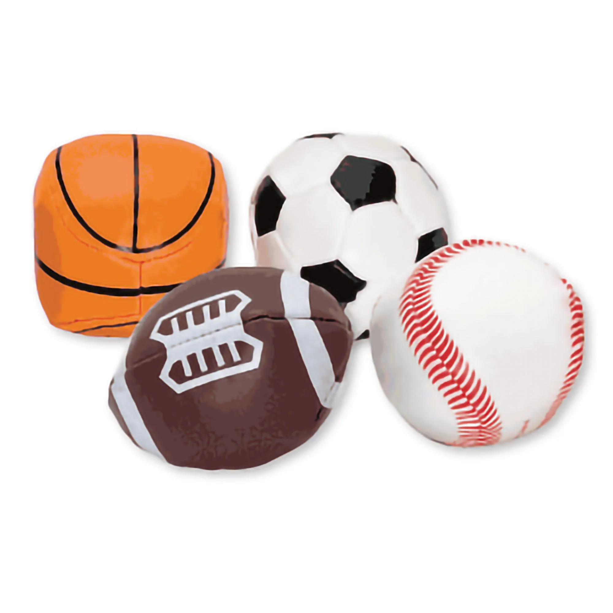 Medibadge Toys Kids Love Stickers 24 per Pack Soft Sport Balls 2 Inch Diameter (24/PK)