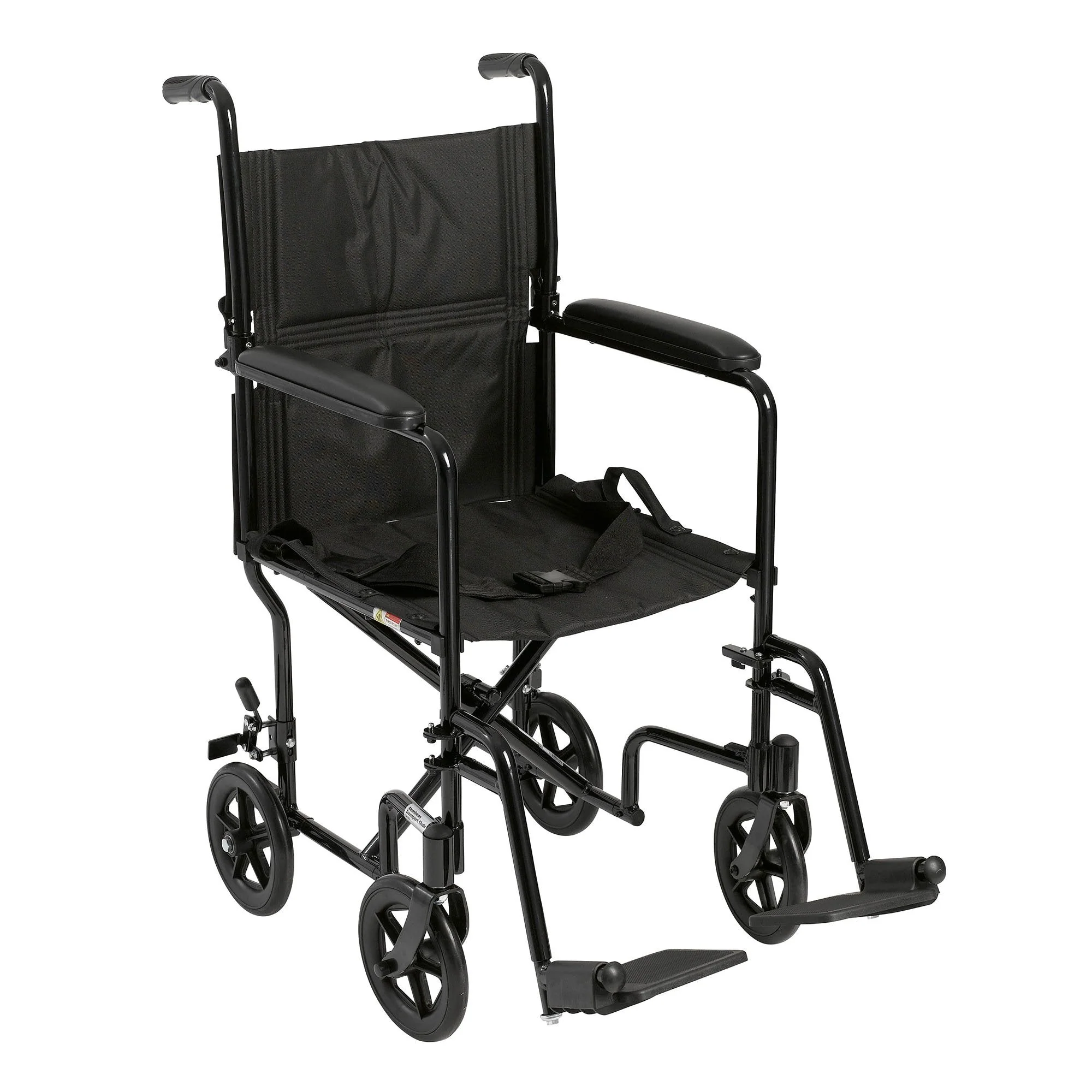 Drive DeVilbiss Healthcare drive Transport Chair, Black, 17-Inch Seat Width