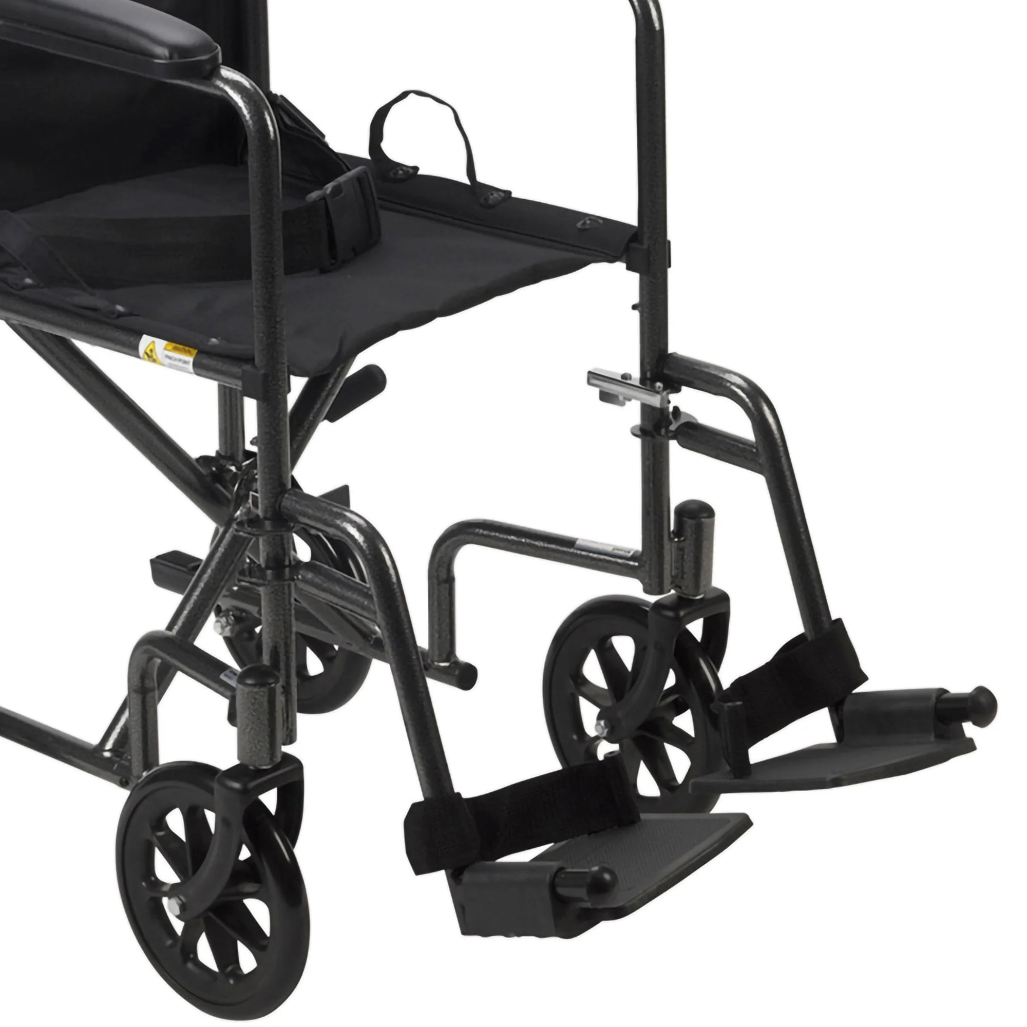 Drive DeVilbiss Healthcare drive Lightweight Steel Transport Chair, 17-Inch Seat Width - Image 2