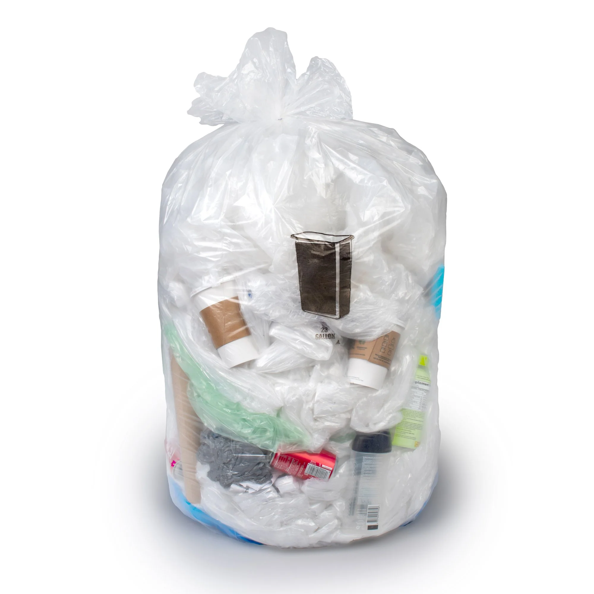 Colonial Bag Corp Colonial Bag Light Duty Trash Bag, Clear, 4 gal. (2000/CS)