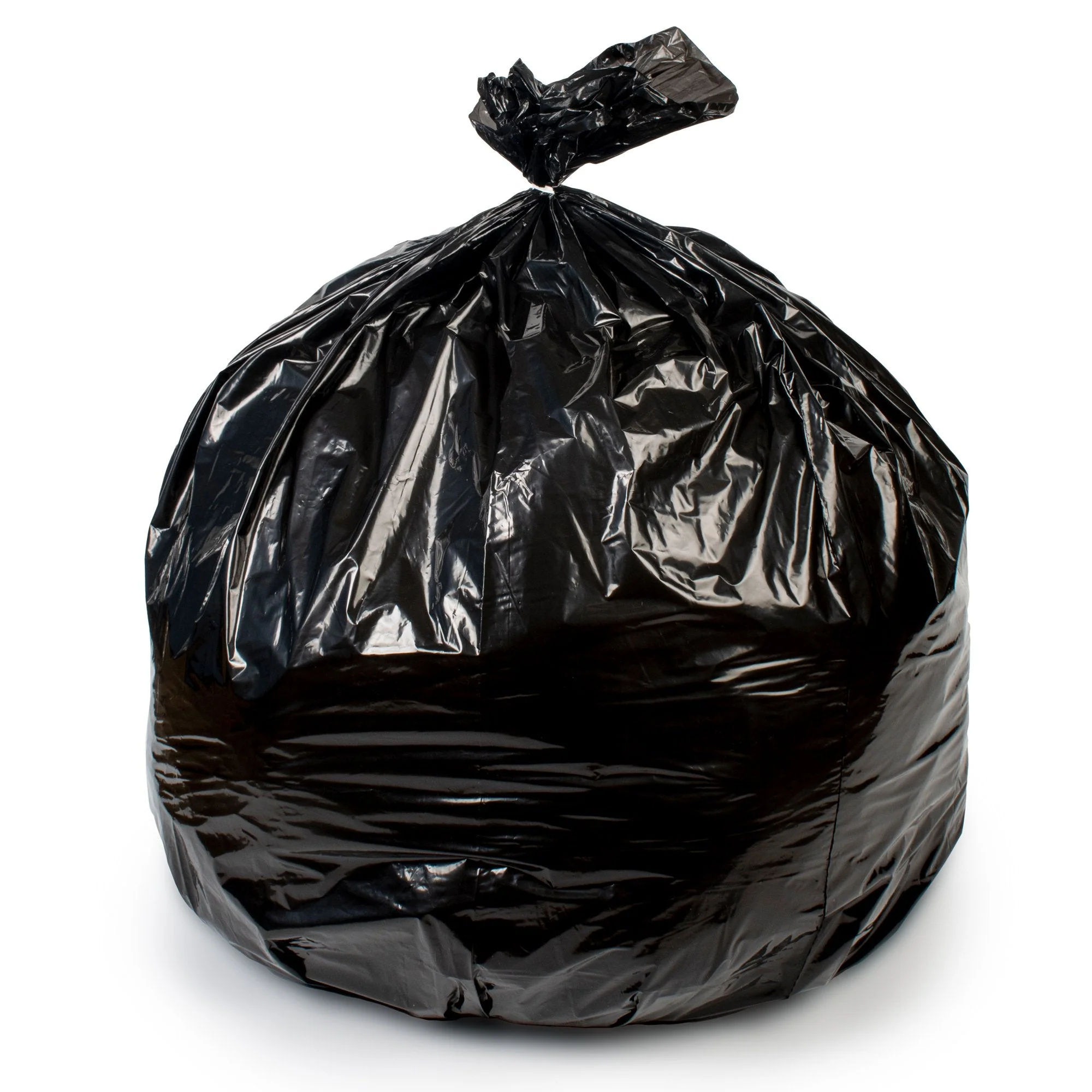 Colonial Bag Corp Colonial Bag Heavy Duty Trash Bag, Black, 50 gal., 1 mil