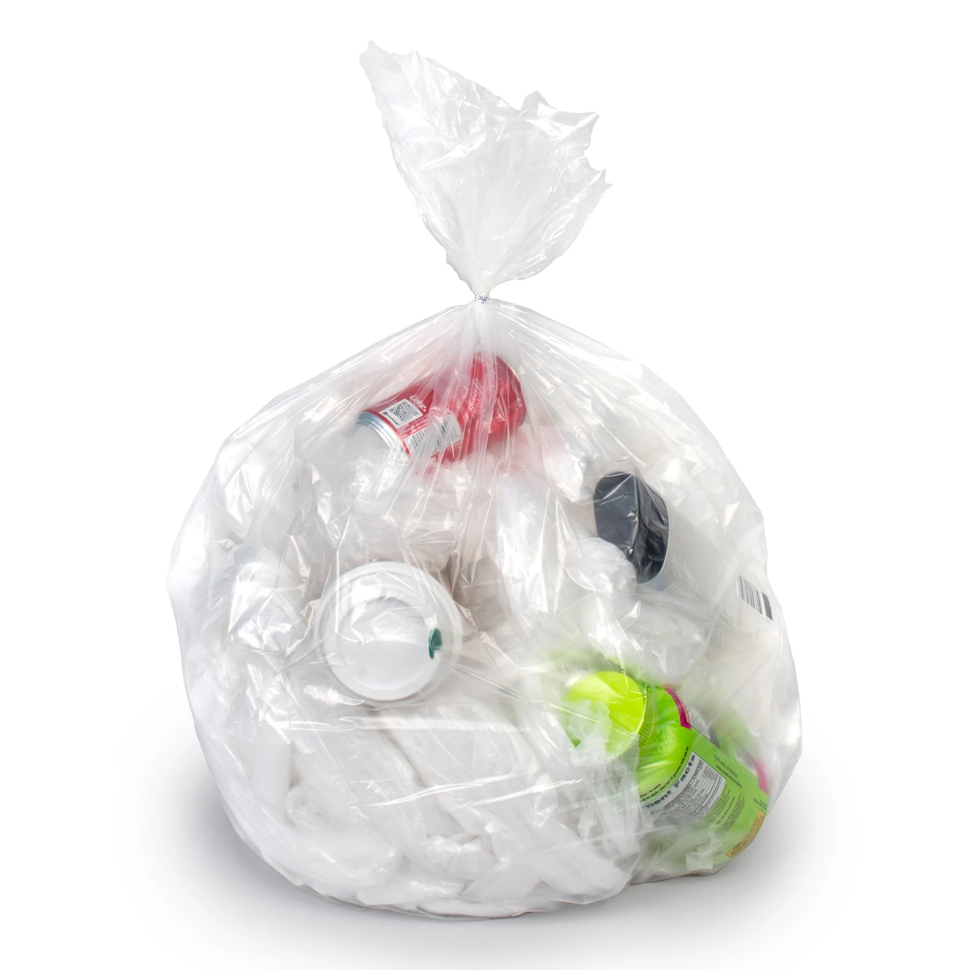 Colonial Bag Corp Colonial Bag PXC Series 2X Heavy Duty Trash Bag, Clear, 60-gallon Capacity (100/CS)