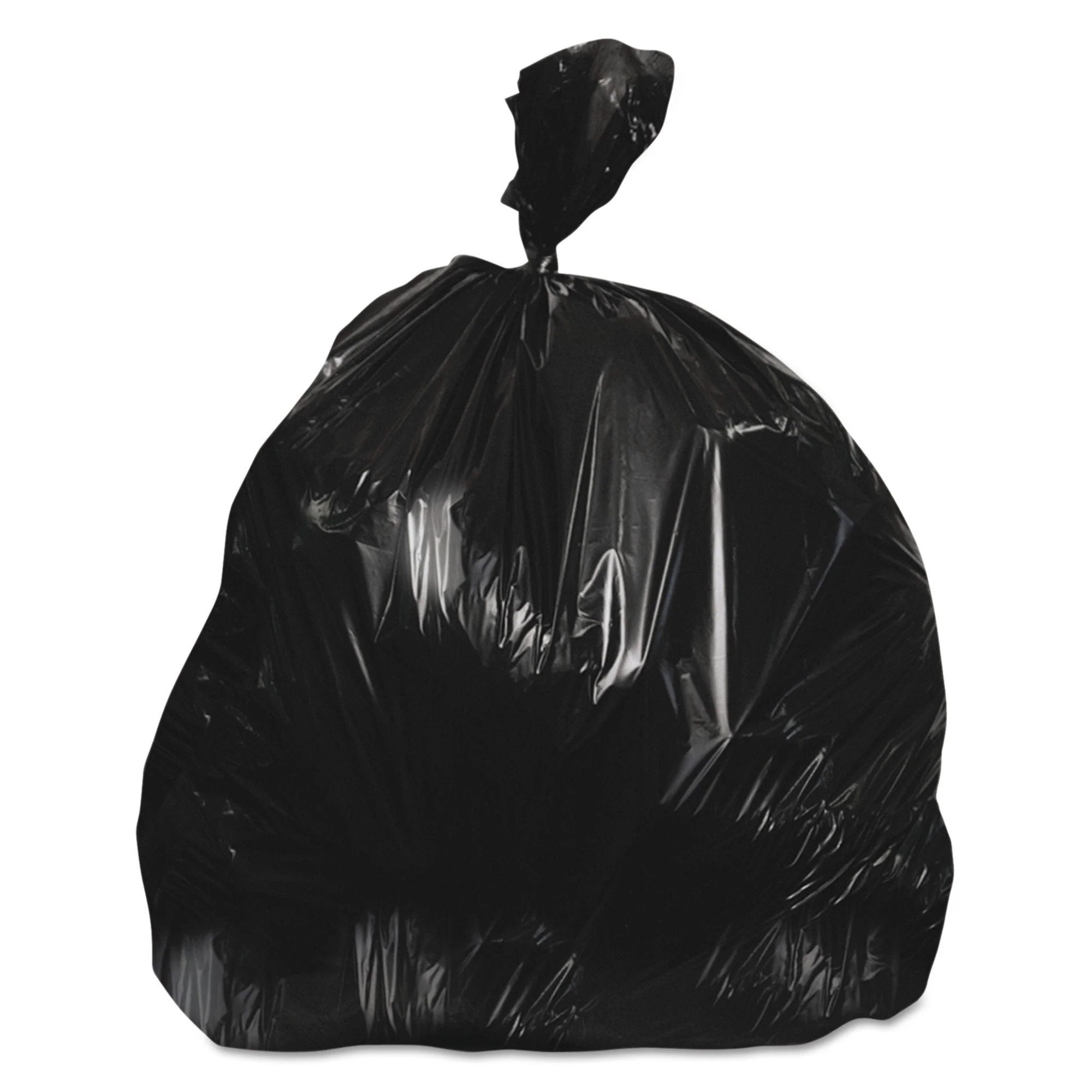 Essendant Co/United Stationers Heritage Medium Duty Trash Bag, Black, 30-gallon Capacity (250/CS) - Image 2