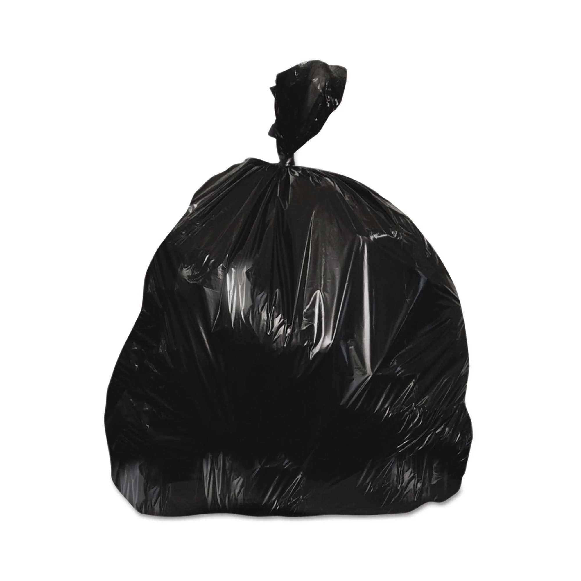RJ Schinner Co Heritage Heavy Duty Trash Bag, Black, 45 gallon Capacity (125/CS)