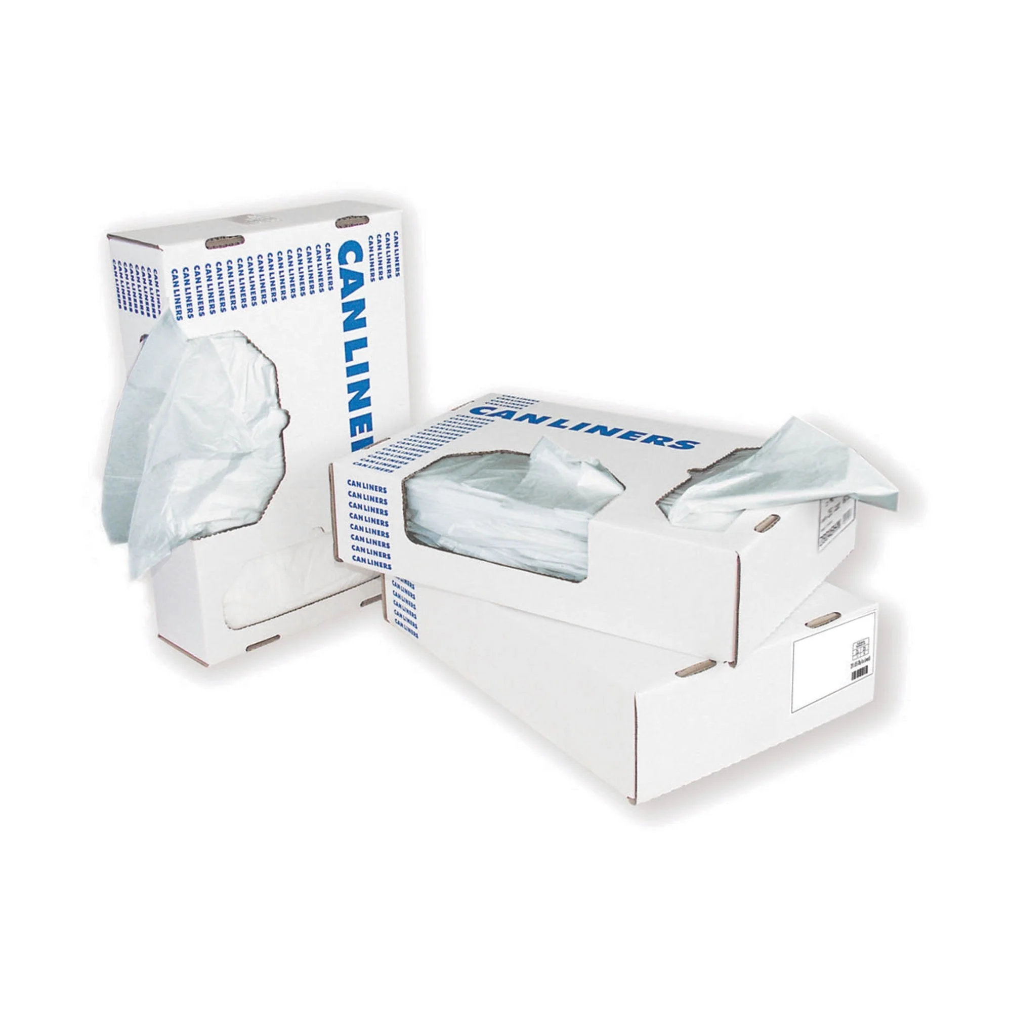 RJ Schinner Co Heritage Super Tuf Trash Bag, Clear, 45-gallon Capacity - Image 2
