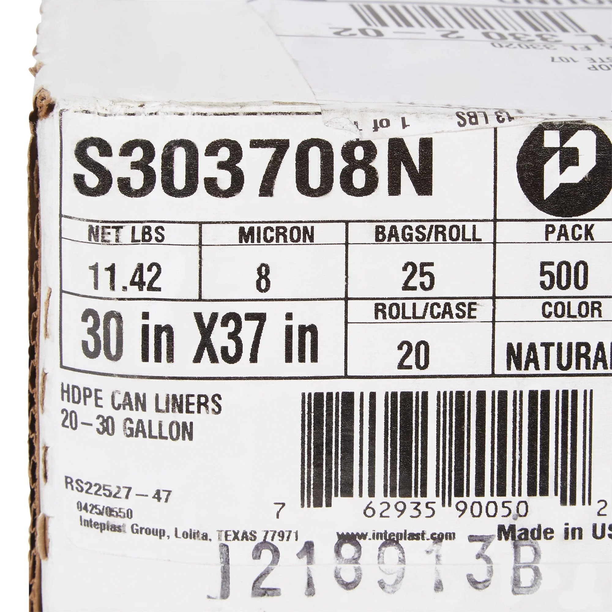 McKesson Brand McKesson Light Duty Trash Bag, Clear, 30-gallon Capacity (500/CS) - Image 3