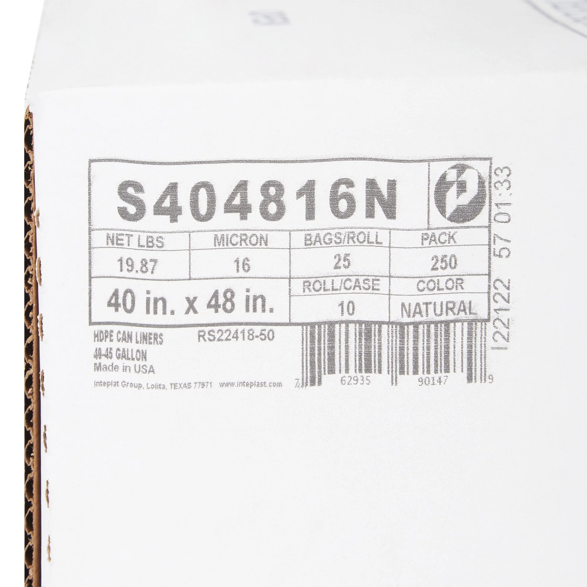 McKesson Brand McKesson Extra Heavy Duty Trash Bag, Clear, 45-gallon Capacity (250/CS) - Image 3