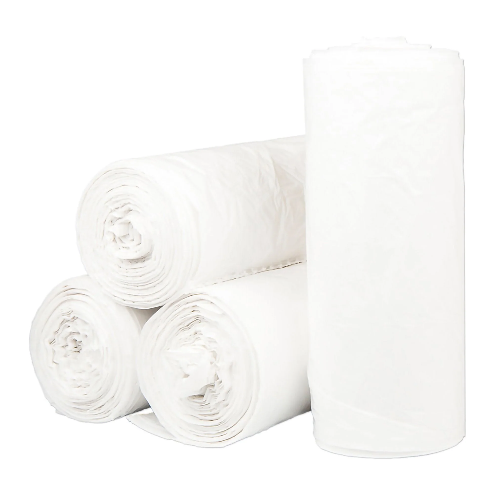 McKesson Brand McKesson Extra Heavy Duty Trash Can Liner, White, 60-gallon Capacity (100/CS)