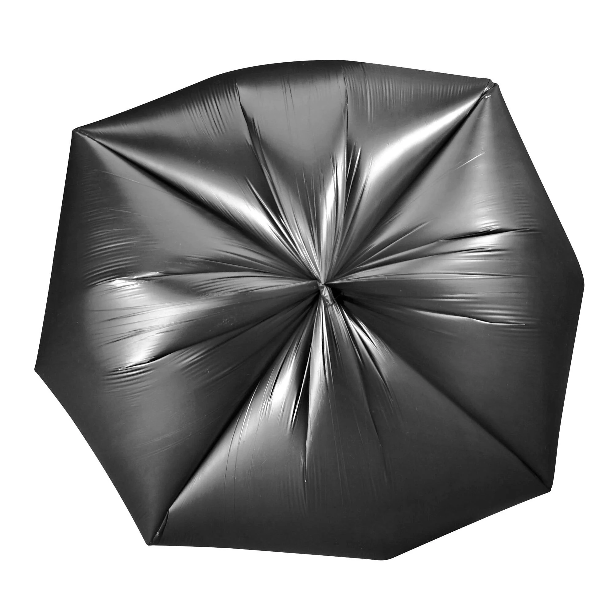I.B.S. Solutions (Pitt Plastics) Trash Bag NovaPlus 0.95 mil 38 X 58 Inch Gray Star Seal Bottom Coreless Roll (10/CS) - Image 2