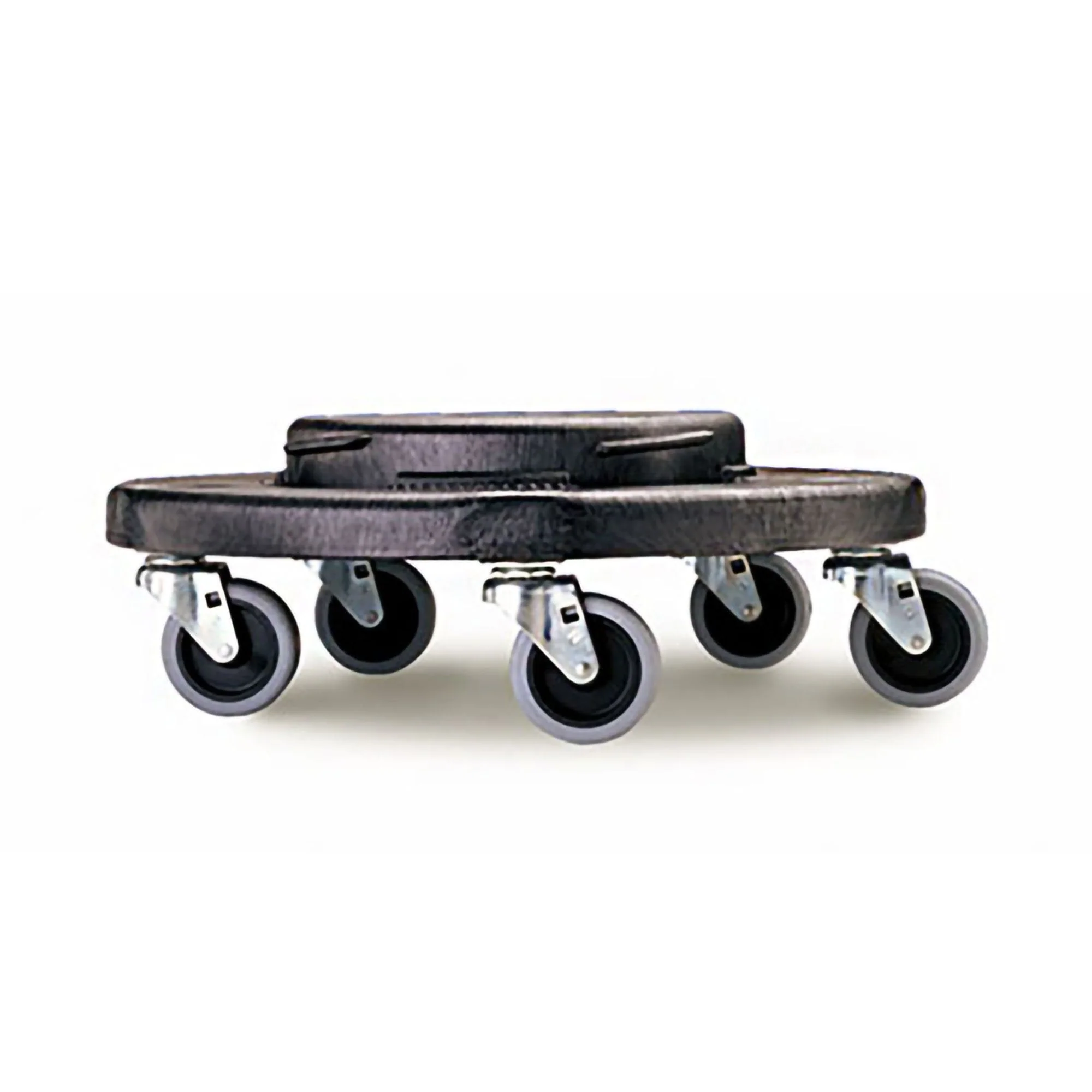 Trash Can Dolly Rubbermaid Brute 5 Casters 250 lbs. Weight Capacity Without Handle HDPE