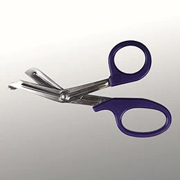 Trauma Shears McKesson Medicut Purple 7-1/4 Inch Length Medical Grade Stainless Steel Finger Ring Handle Blunt Tip / Blunt Tip