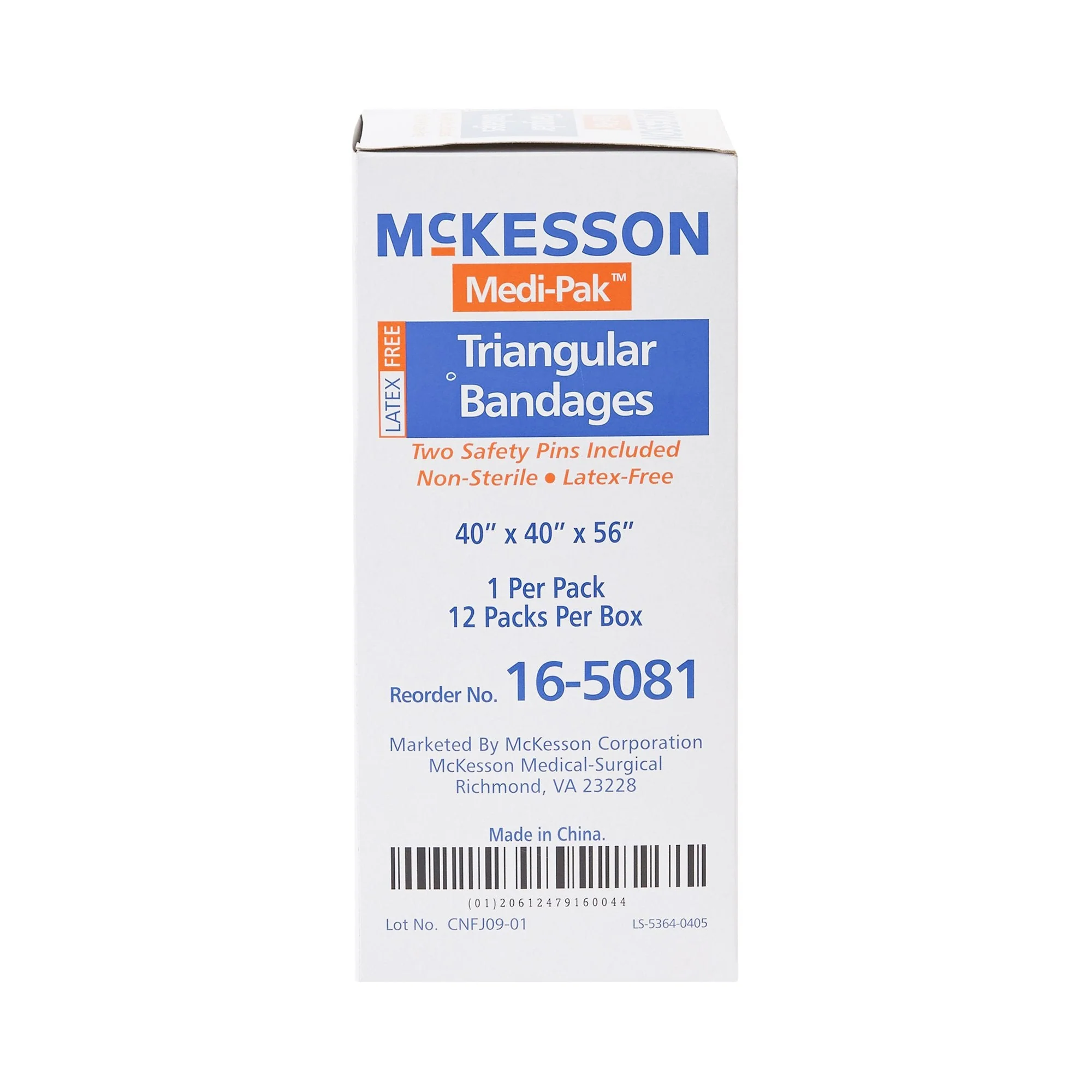 McKesson Brand McKesson Triangular Bandage, 40 x 40 x 56 Inch (72/CS) - Image 3