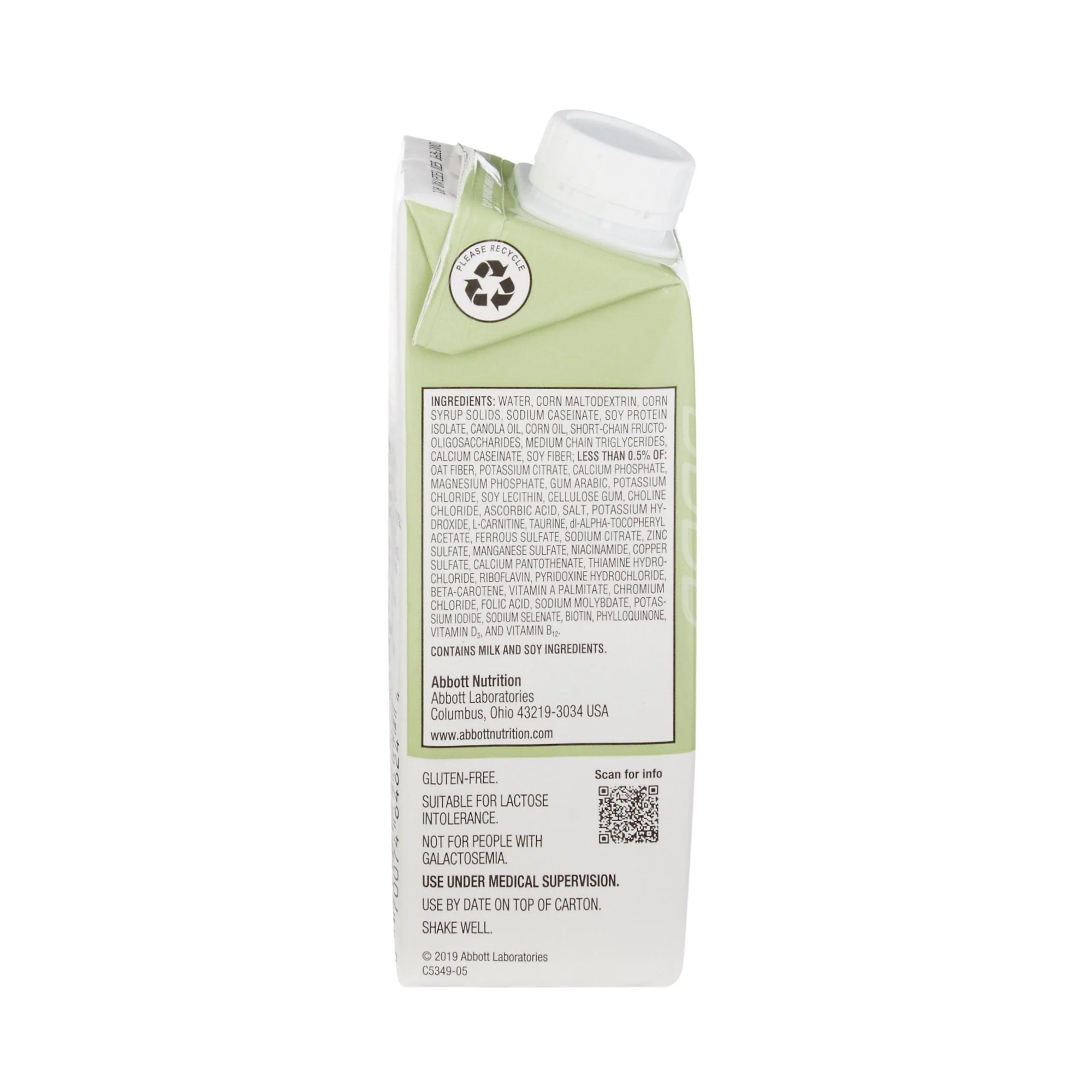 Abbott Nutrition Jevity 1.2 with Fiber Complete, Balanced Nutrition, 8-ounce carton (24/CS) - Image 3
