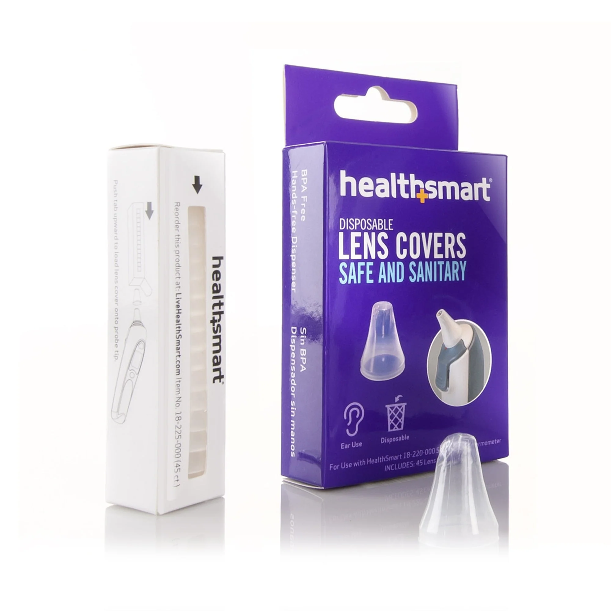 Mabis Healthcare HealthSmart Ear Thermometer Probe Cover (45/BX)