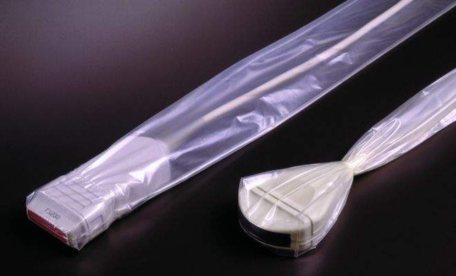 Ultrasound Probe Cover CIV-Flex 7 X 24 Inch Plastic Sterile Folded