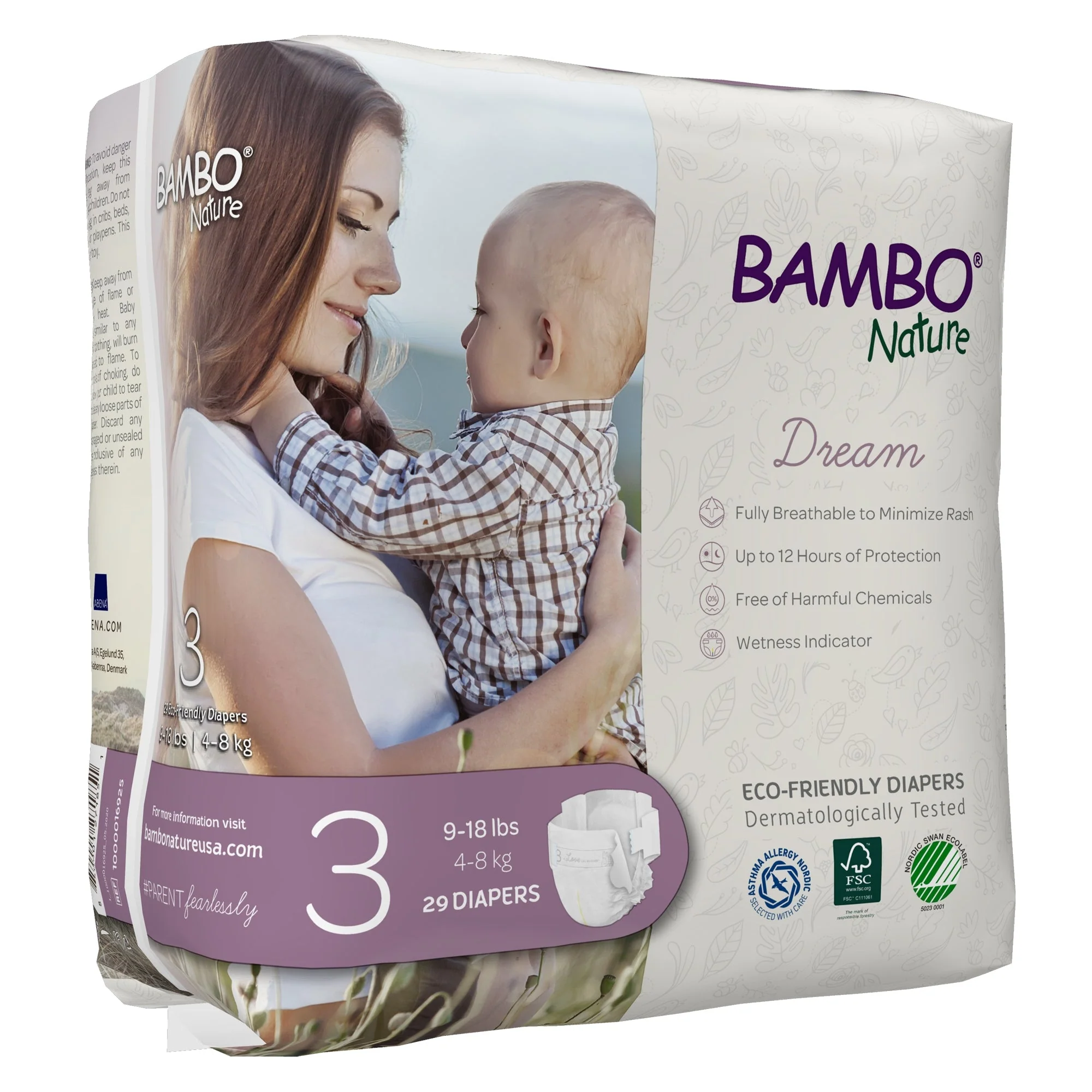 Abena North America Bambo Nature Diaper, Size 3 (174/CS) - Image 3