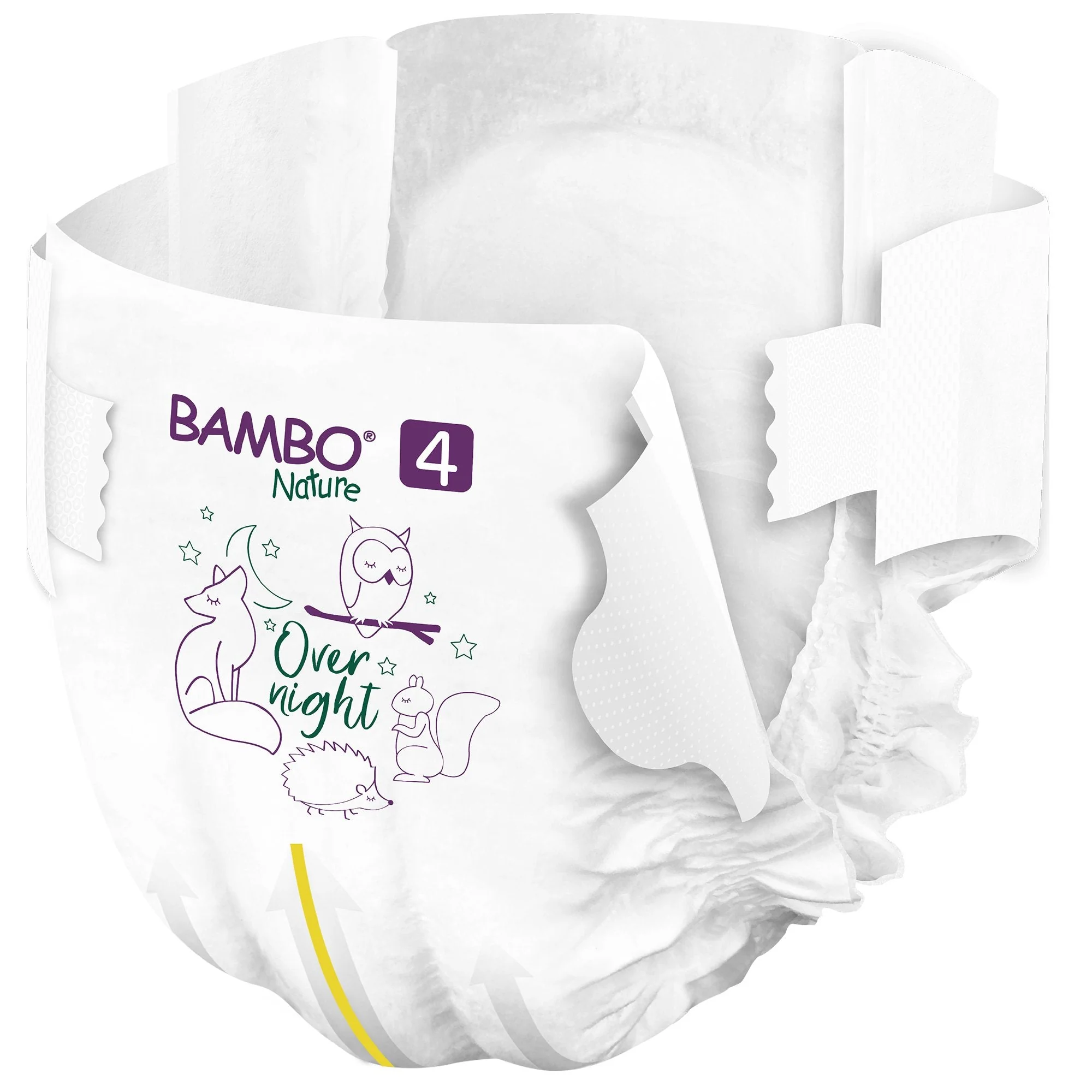Abena North America Bambo Nature Overnight Diapers, Size 4 (96/CS) - Image 2