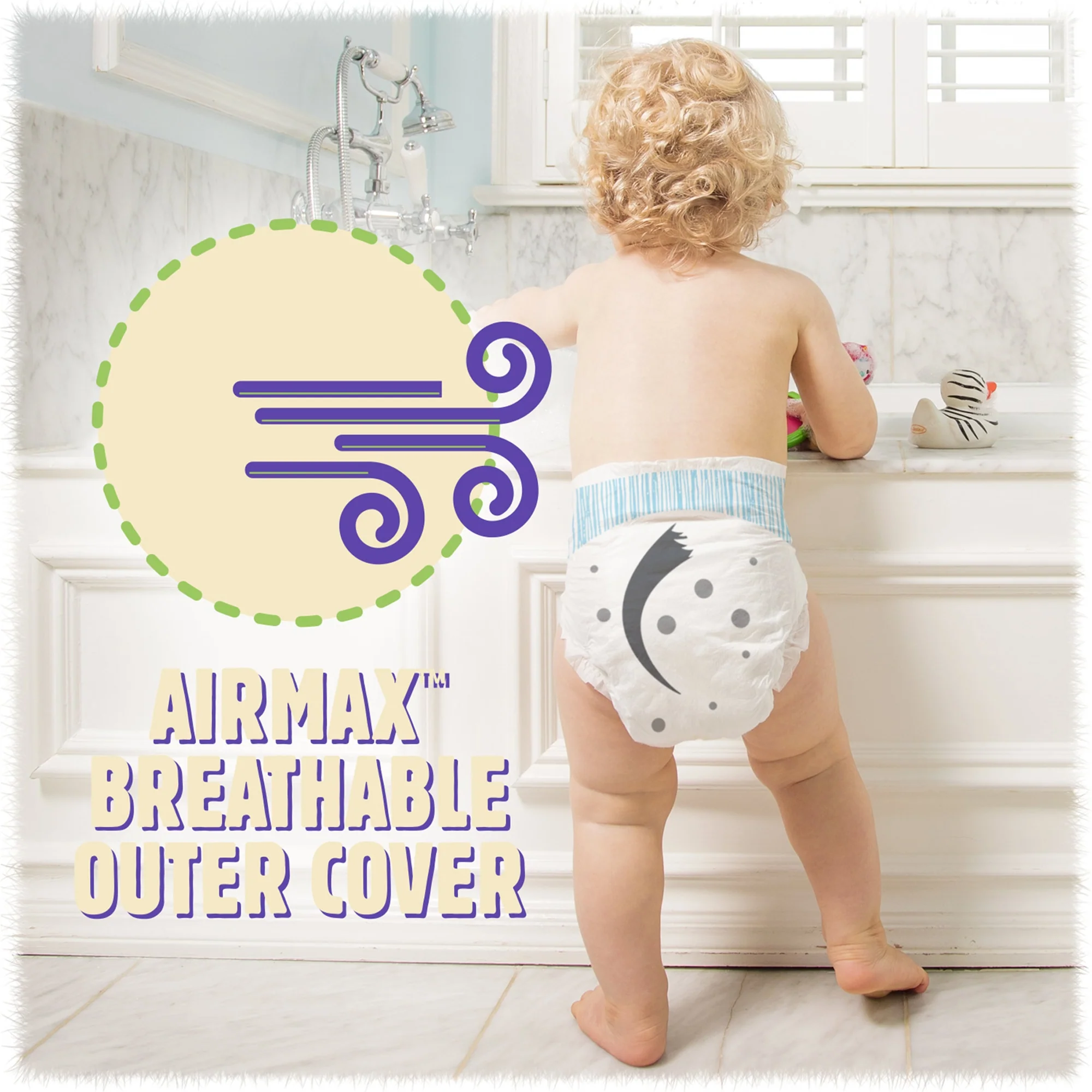 First Quality Products LLC Cuties Complete Care Diaper, Size 1 (176/CS) - Image 4