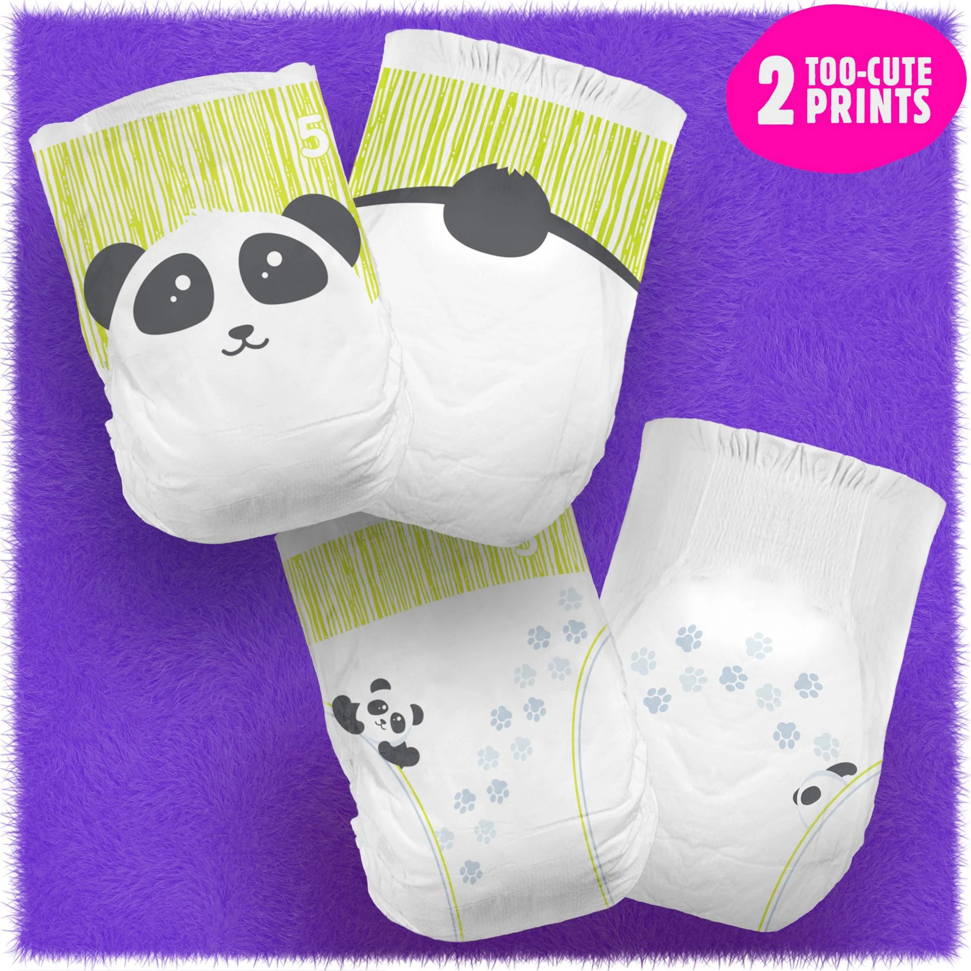 First Quality Products LLC Cuties Premium Diaper, Size 5 (4/CS) - Image 2