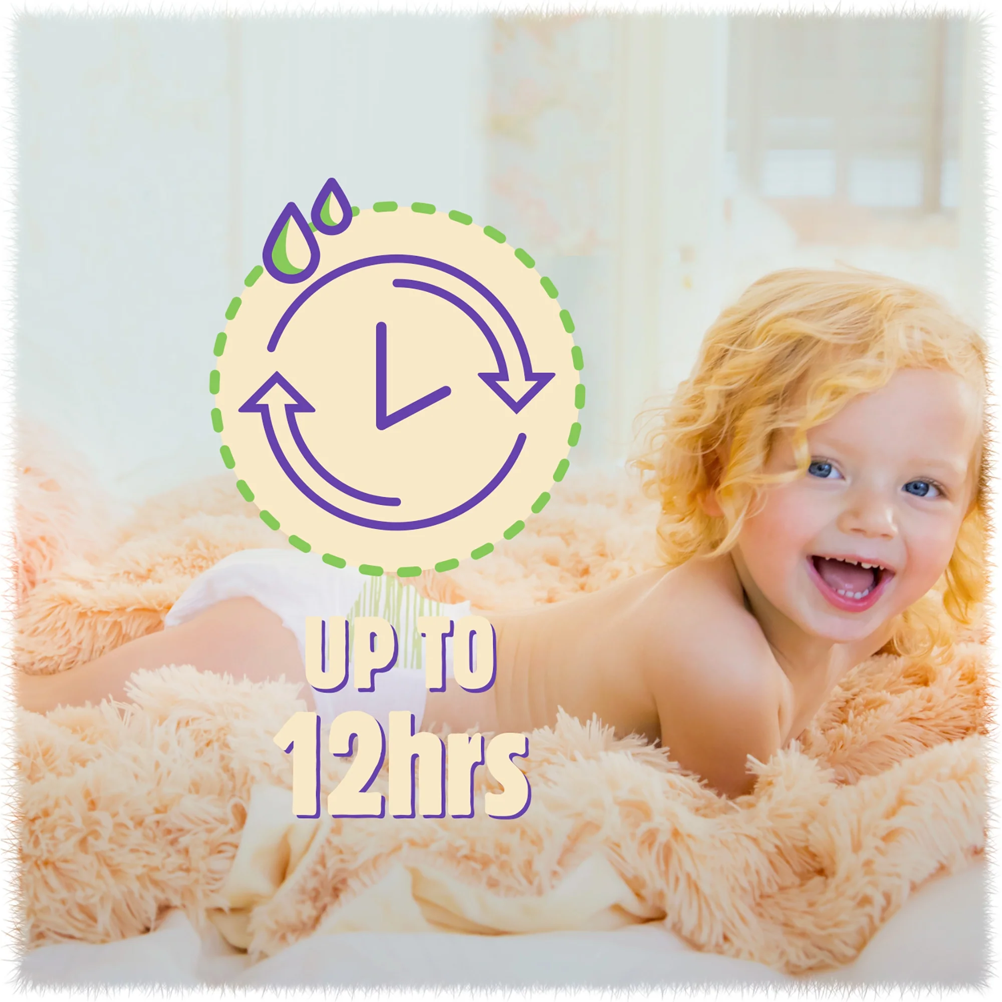 First Quality Products LLC Cuties Premium Diaper, Size 5 (4/CS) - Image 4