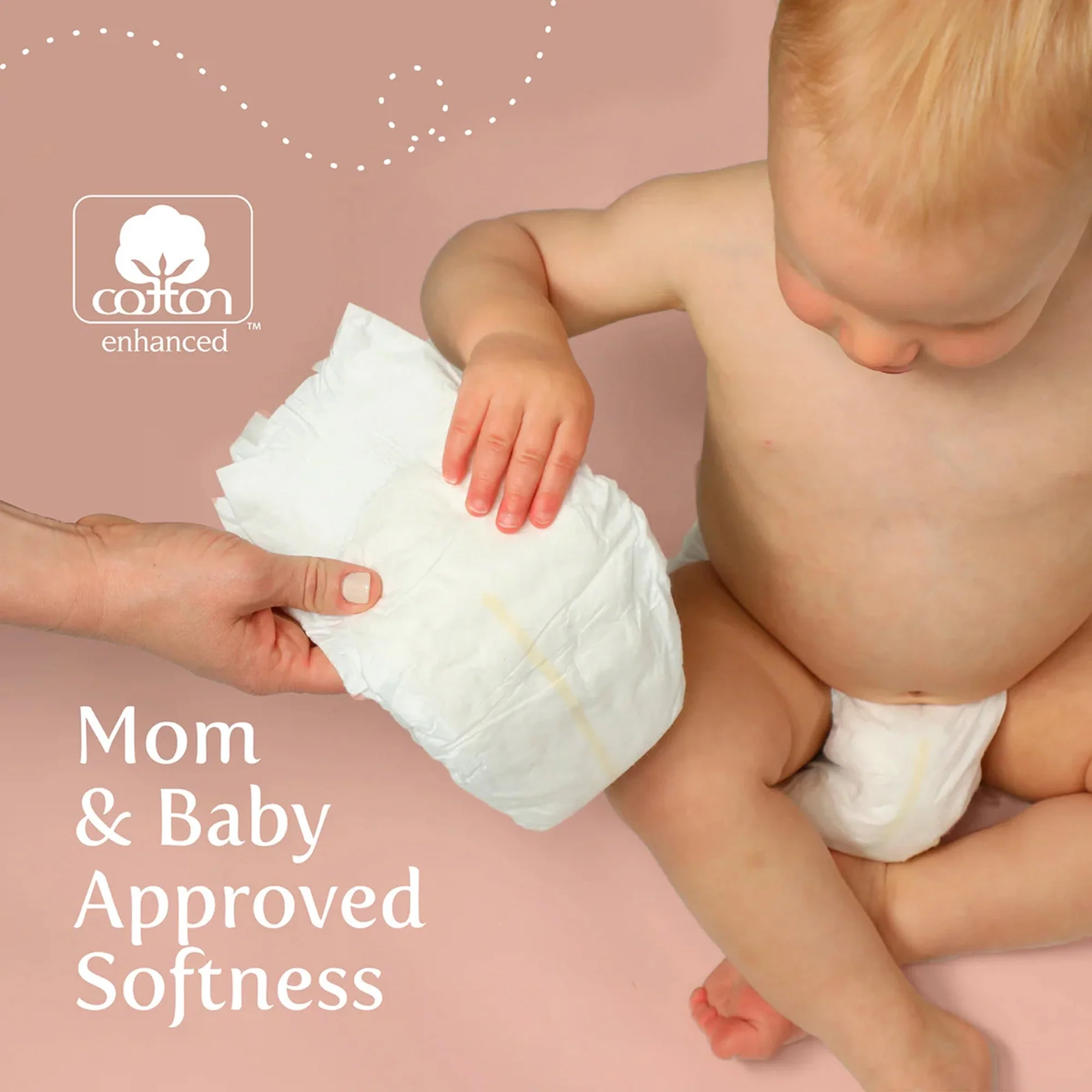 First Quality Products LLC Earth & Eden Sensitive Baby Diapers, Size 3 for Babies Weighing 16 – 28 lbs. (222/CS) - Image 3
