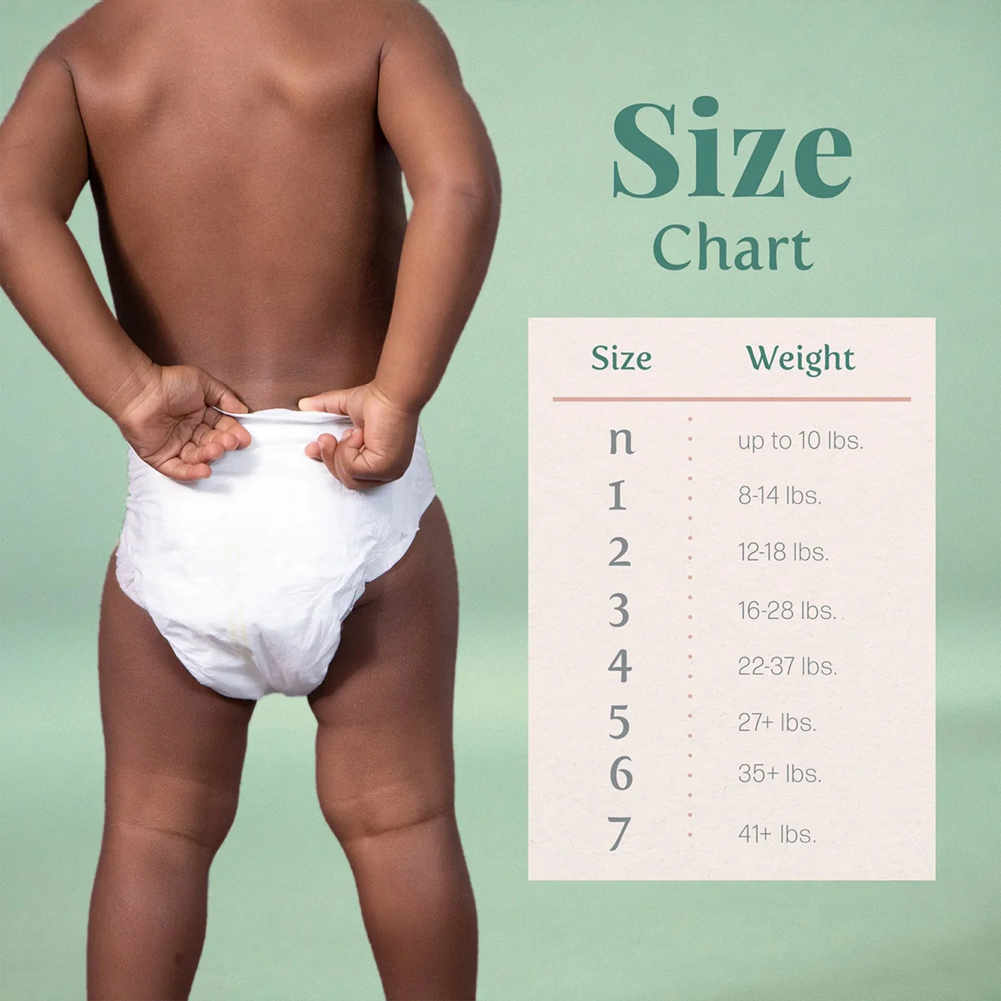 First Quality Products LLC Earth & Eden Sensitive Baby Diapers, Size 5 for Babies Weighing up to 27 lbs. (172/CS) - Image 2