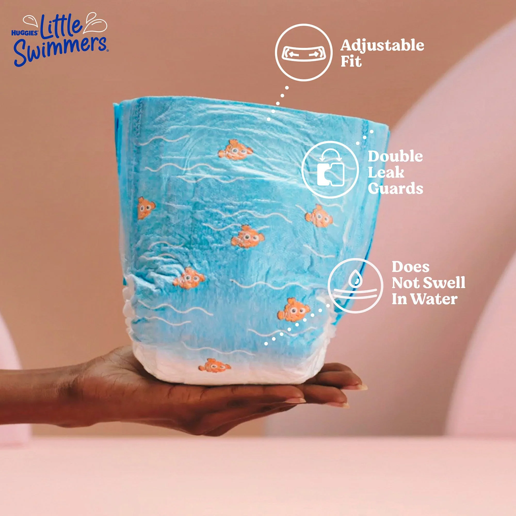 Kimberly Clark Huggies Little Swimmers Swim Diaper, Large (80/CS) - Image 5