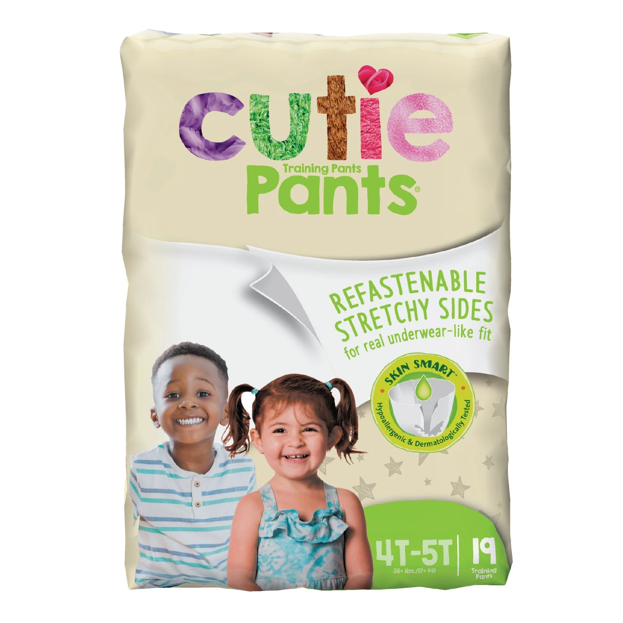 First Quality Products LLC Cutie Pants Unisex Toddler, Heavy Absorbency, 35+ lbs, 4T – 5T (76/CS) - Image 3