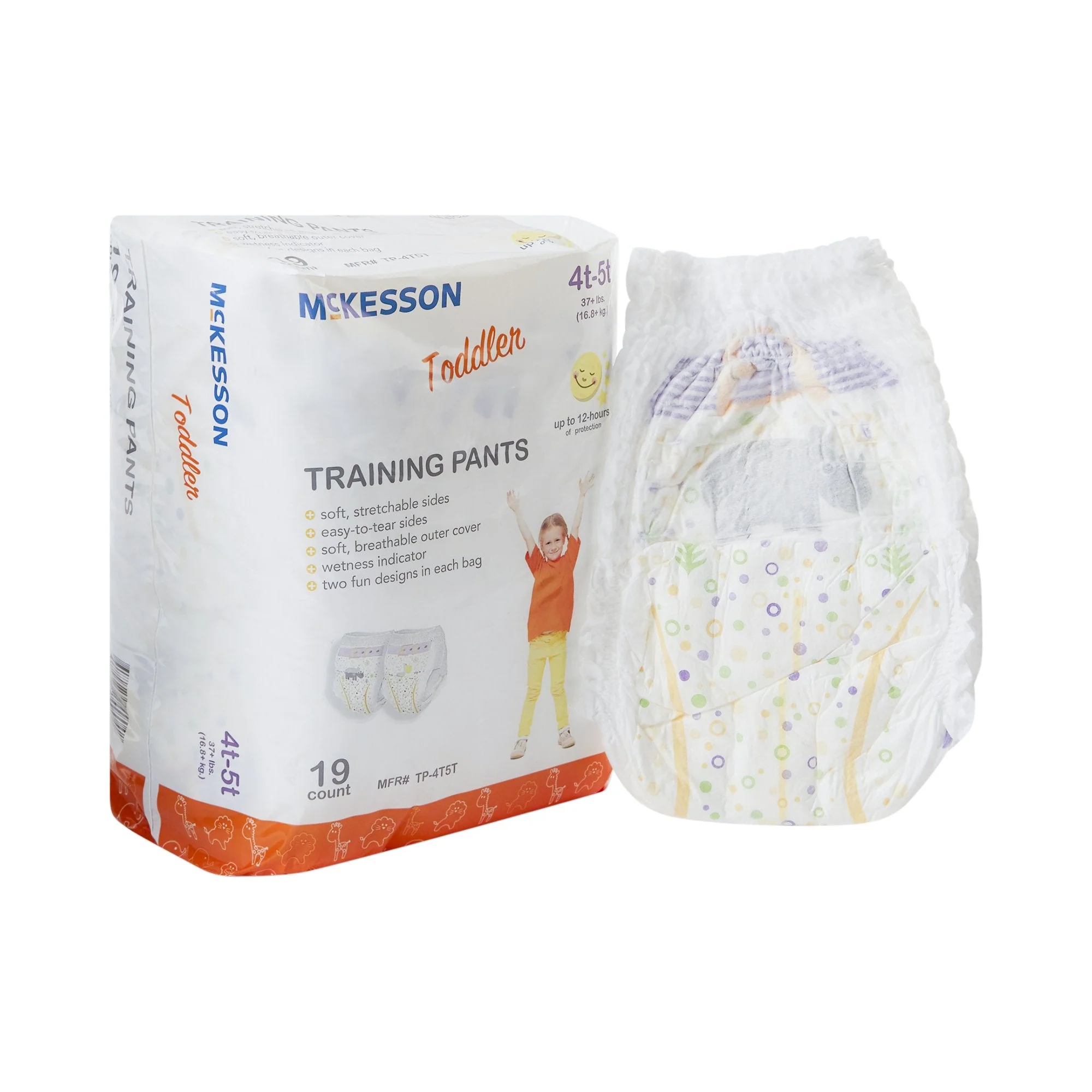 McKesson Brand McKesson Toddler Training Pants, 4T to 5T for Children weighing 37+ lbs. (4/CS) - Image 2