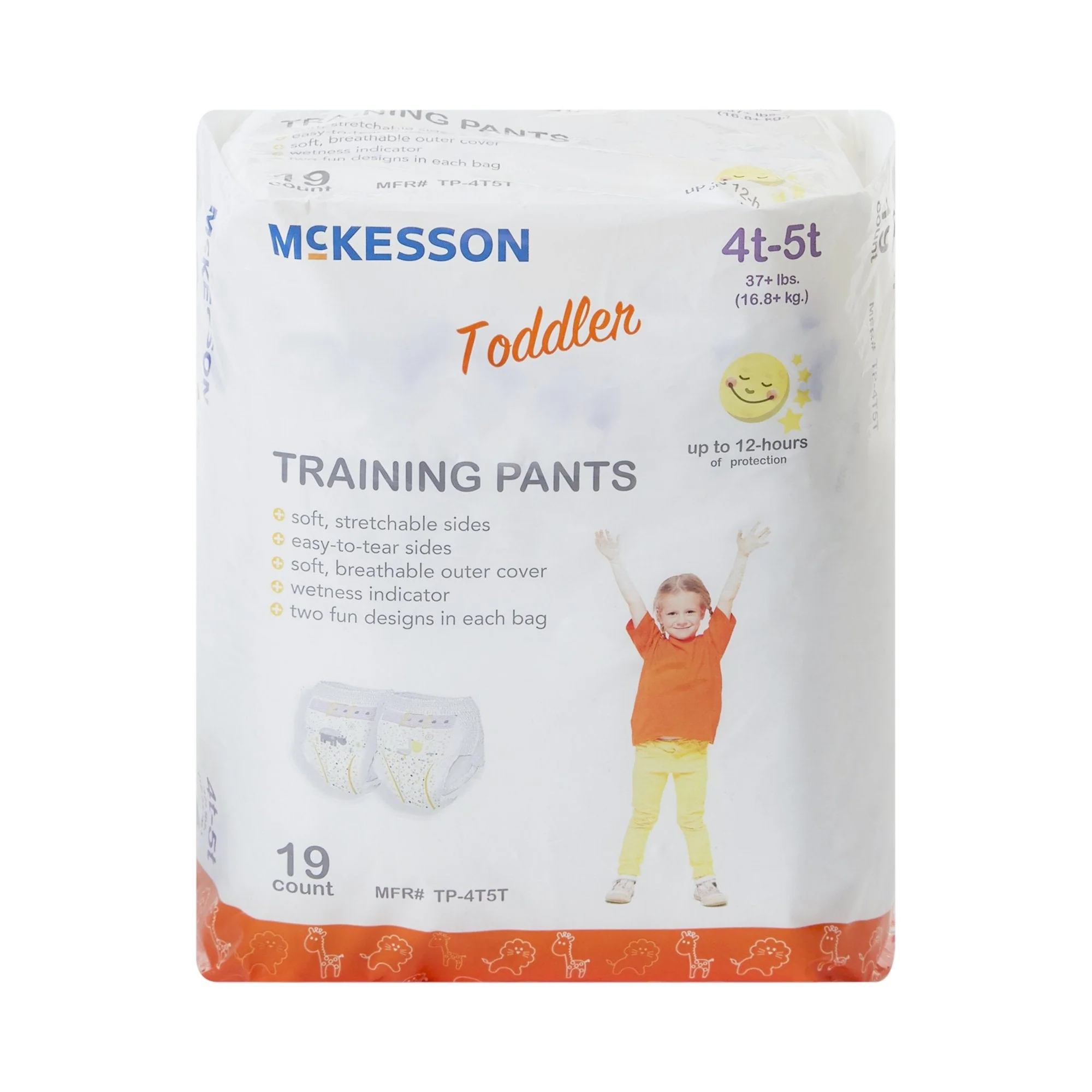 McKesson Brand McKesson Toddler Training Pants, 4T to 5T for Children weighing 37+ lbs. (4/CS) - Image 3