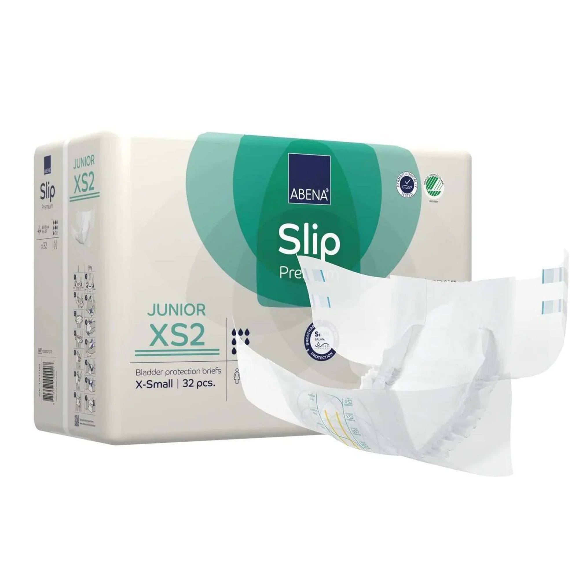 Abena North America Abena Slip Premium Junior XS2 Incontinence Brief, Extra Small (128/CS)