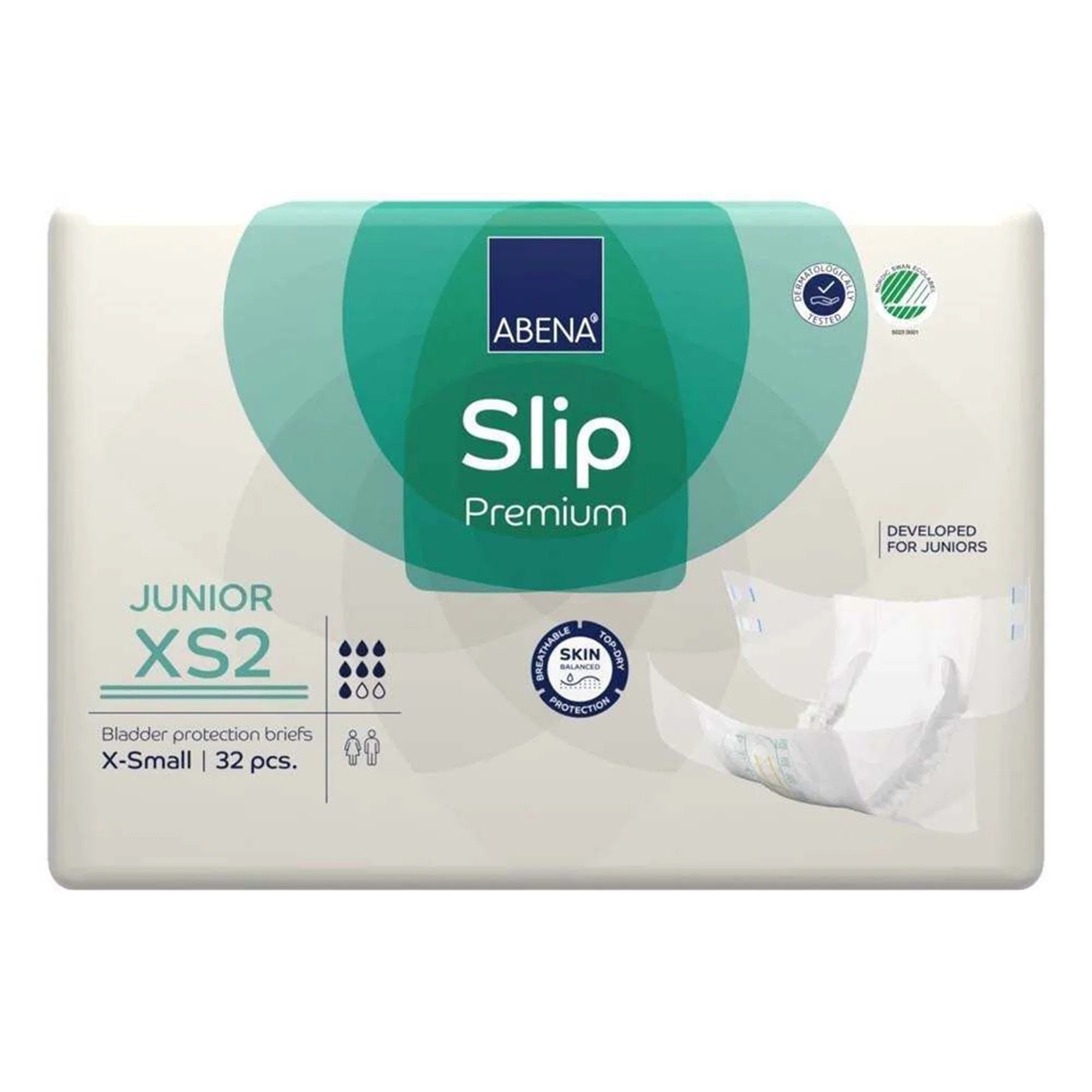 Abena North America Abena Slip Premium Junior XS2 Incontinence Brief, Extra Small (128/CS) - Image 3