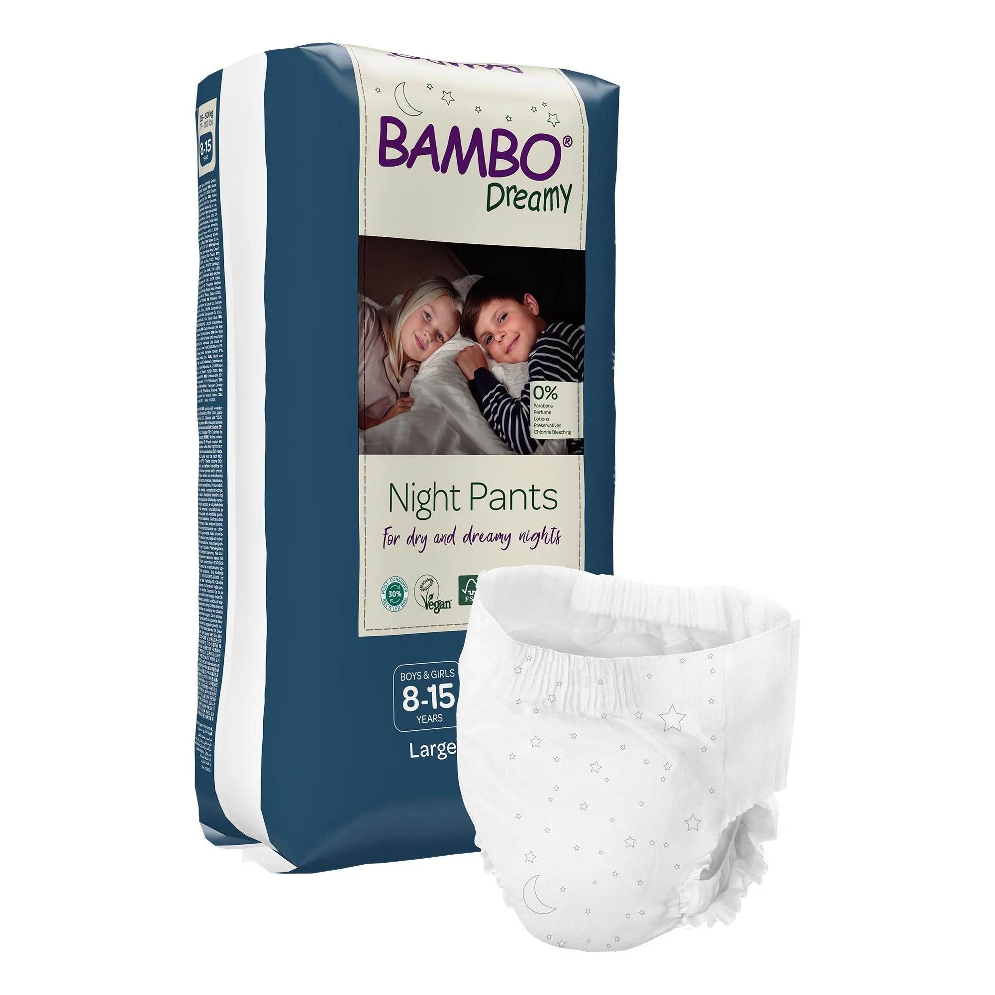 Abena North America Bambo Nature Dreamy Night Pants, Large (60/CS)