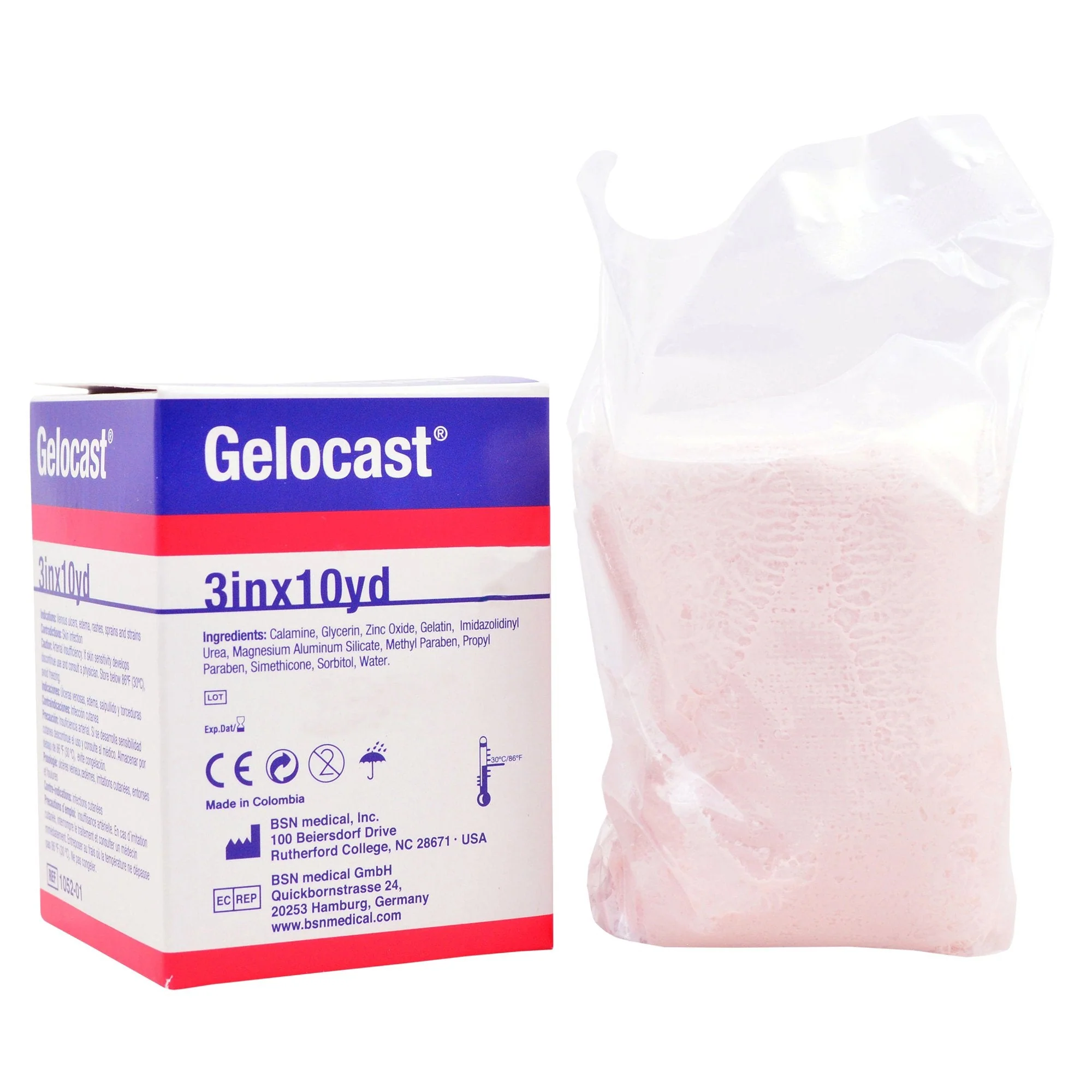 BSN Medical Gelocast Unna Boot with Calamine, 3 Inch x 10 Yard (12/CS) - Image 2