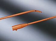 Urethral Catheter Bard Coude Tip Red Rubber 16 Fr. 16 Inch Length