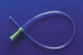 Urethral Catheter Easy Cath Straight Tip Uncoated PVC 14 Fr. 7 Inch Length