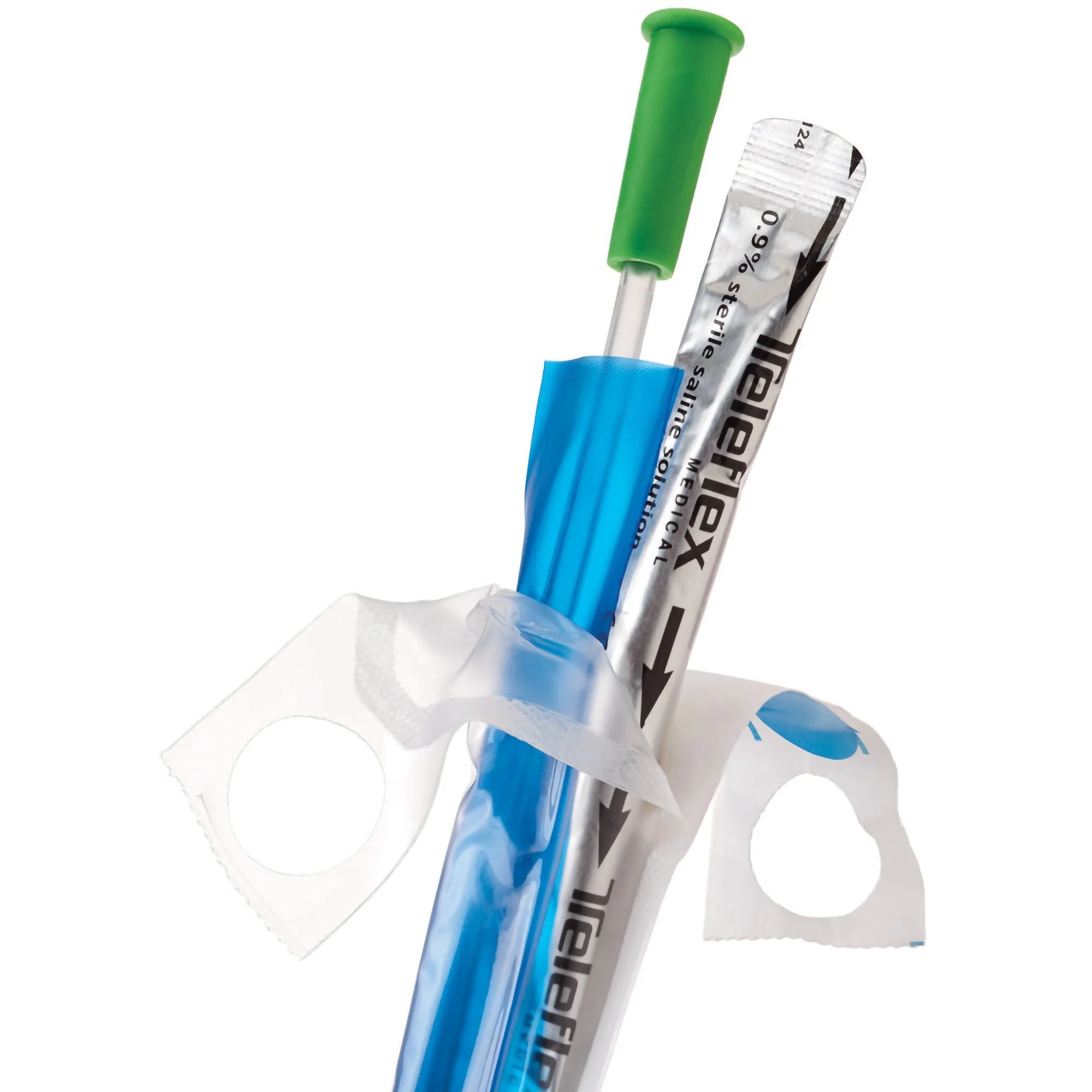 Urethral Catheter FloCath QUICK Straight Tip Hydrophilic Coated PVC 12 Fr. 16 Inch Length