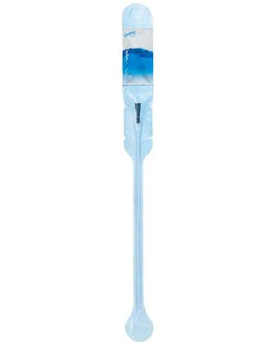 Urethral Catheter LoFric Primo Straight Tip Hydrophilic Coated PVC 12 Fr. 6 Inch Length
