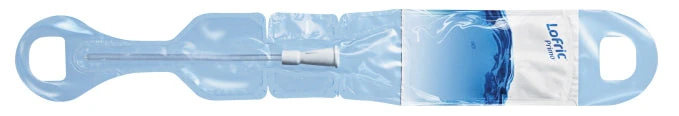 Urethral Catheter LoFric Primo Straight Tip Hydrophilic Coated PVC 16 Fr. 16 Inch Length