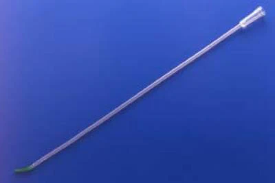 Urethral Catheter Rüsch Tiemann Tip Silicone Coated PVC 18 Fr. 16 Inch Length