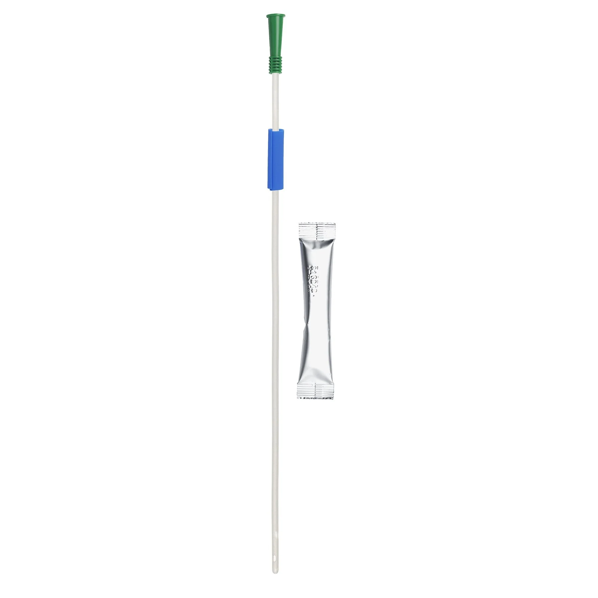 Urethral Catheter Simpro Now Coude Tip Hydrophilic Coated PVC 12 Fr. 16 Inch Length