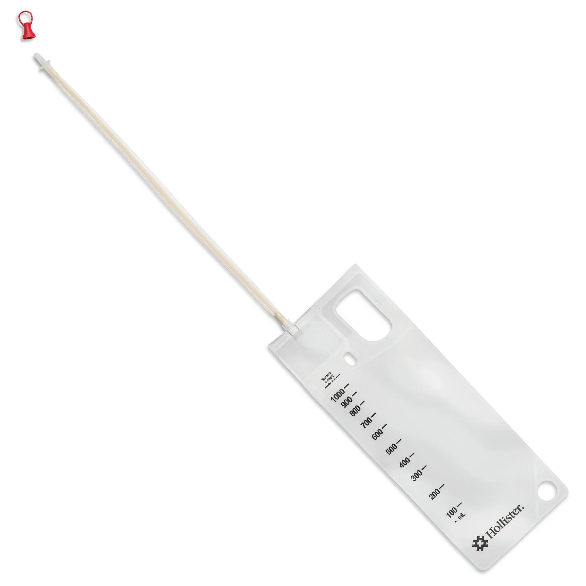 Urethral Catheter VaPro Plus TouchFree Straight Tip Hydrophilic Coated PVC 14 Fr. 8 Inch Length