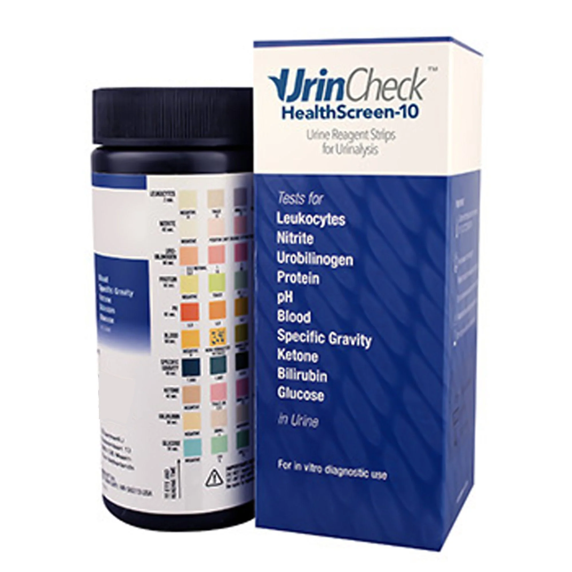 Express Diagnostics UrinCheck HealthScreen Urinalysis Test Kit (100/BT)