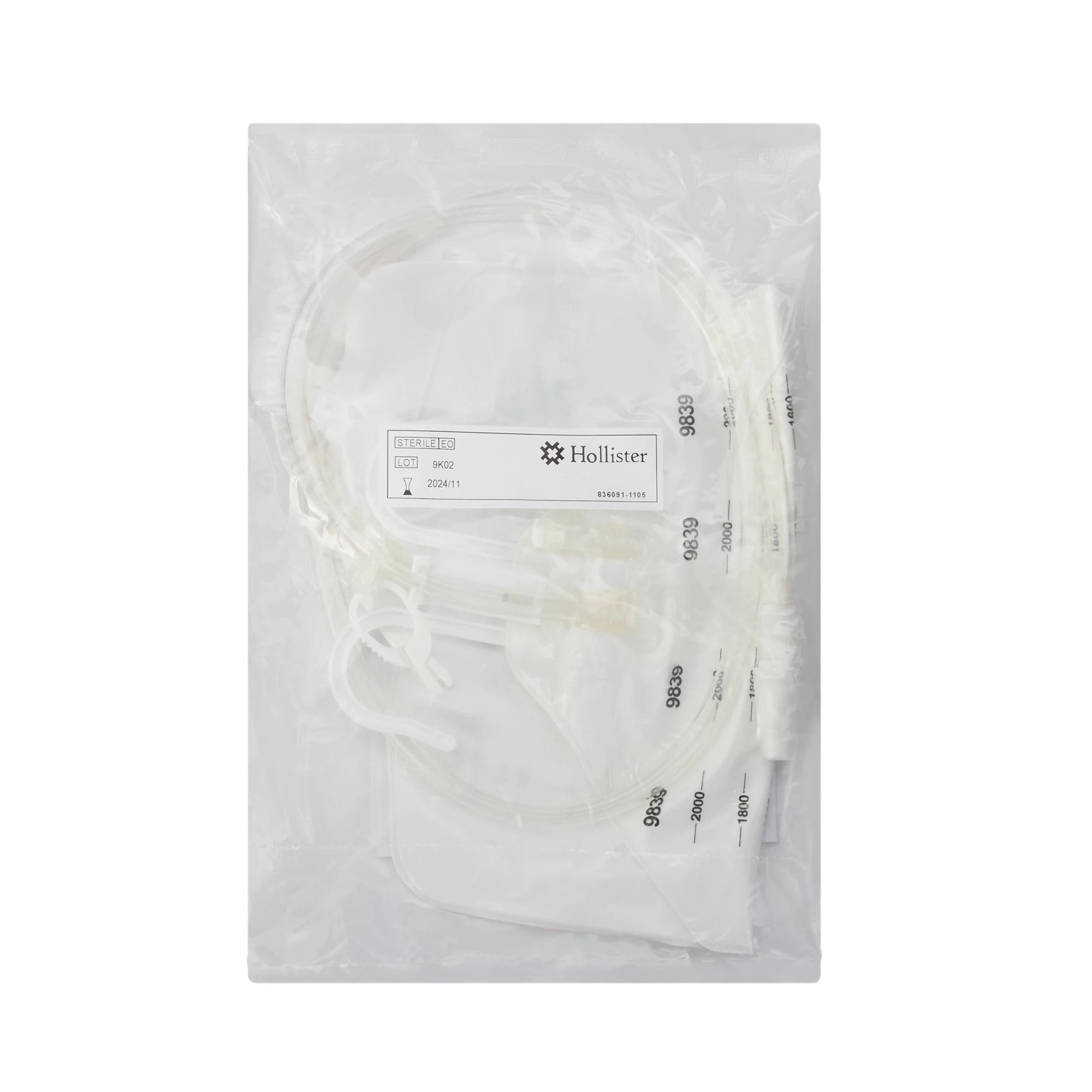 Hollister Hollister Urinary Drain Bag, Anti-Reflux, 2000 ml, Vinyl (20/BX) - Image 3