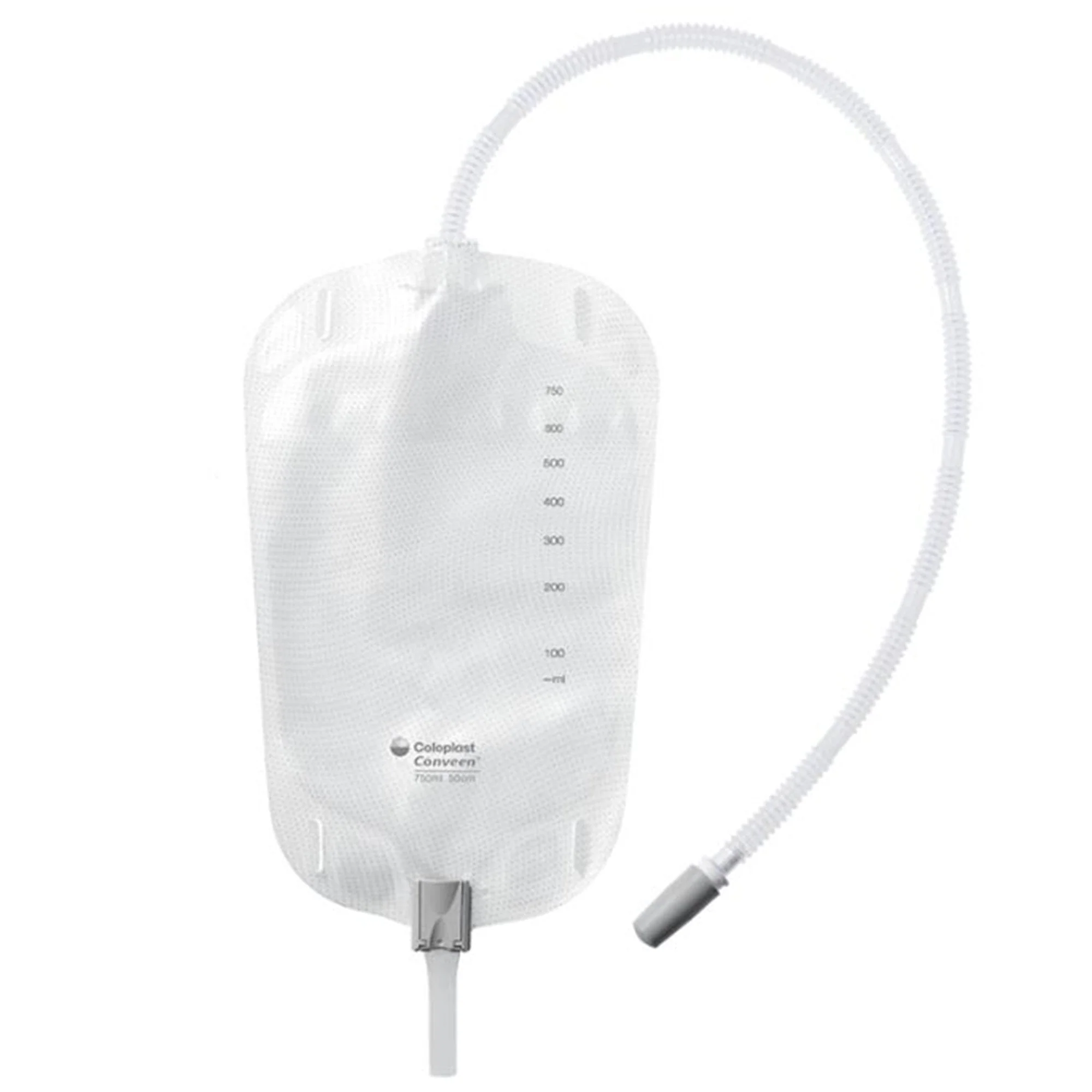 Coloplast Conveen Urinary Leg Bag, Anti-Reflux and Clamp Valve, 500mL, Vinyl/Flocked (10/BX)