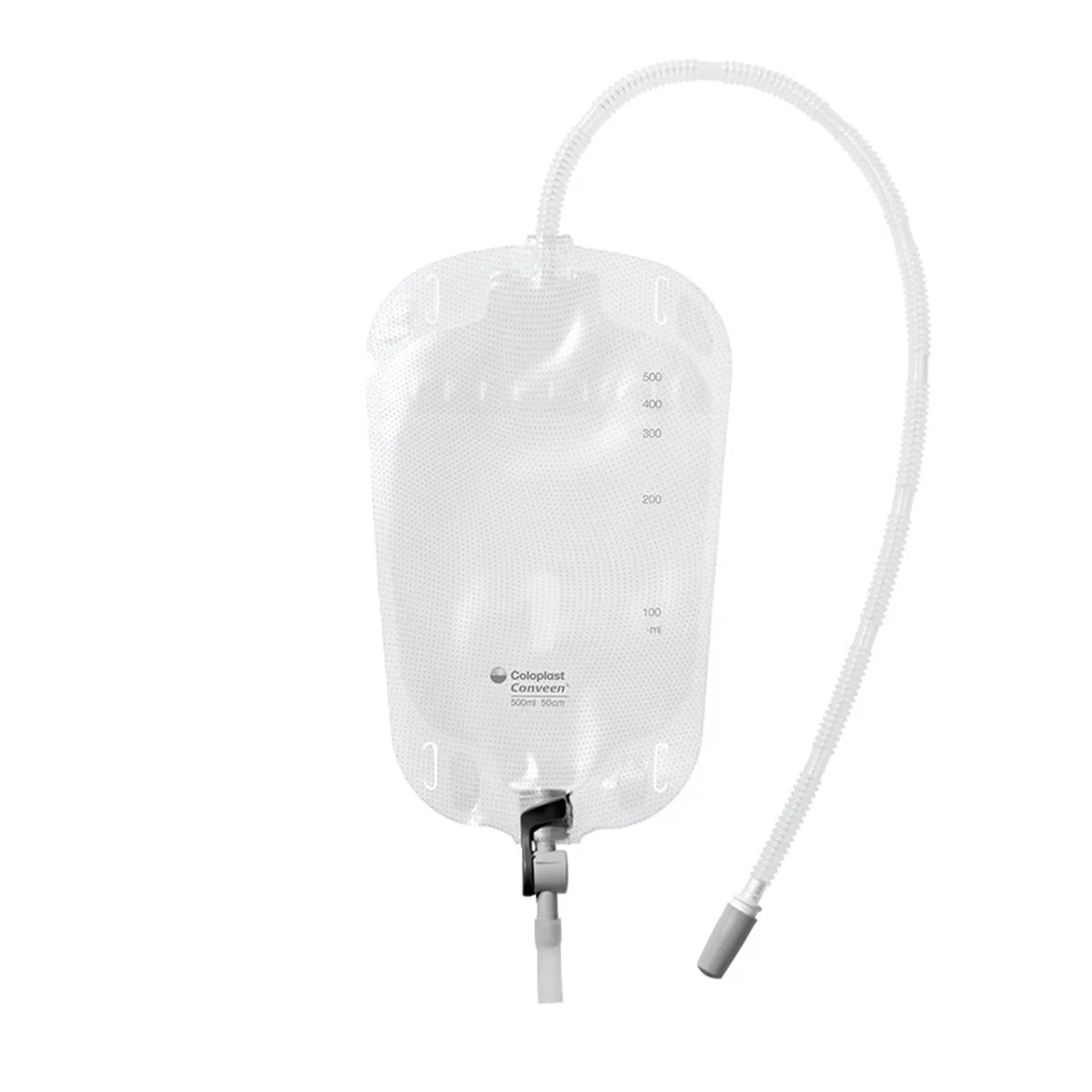 Urinary Leg Bag Conveen Security+ Anti-Reflux Valve Sterile 500 mL Vinyl
