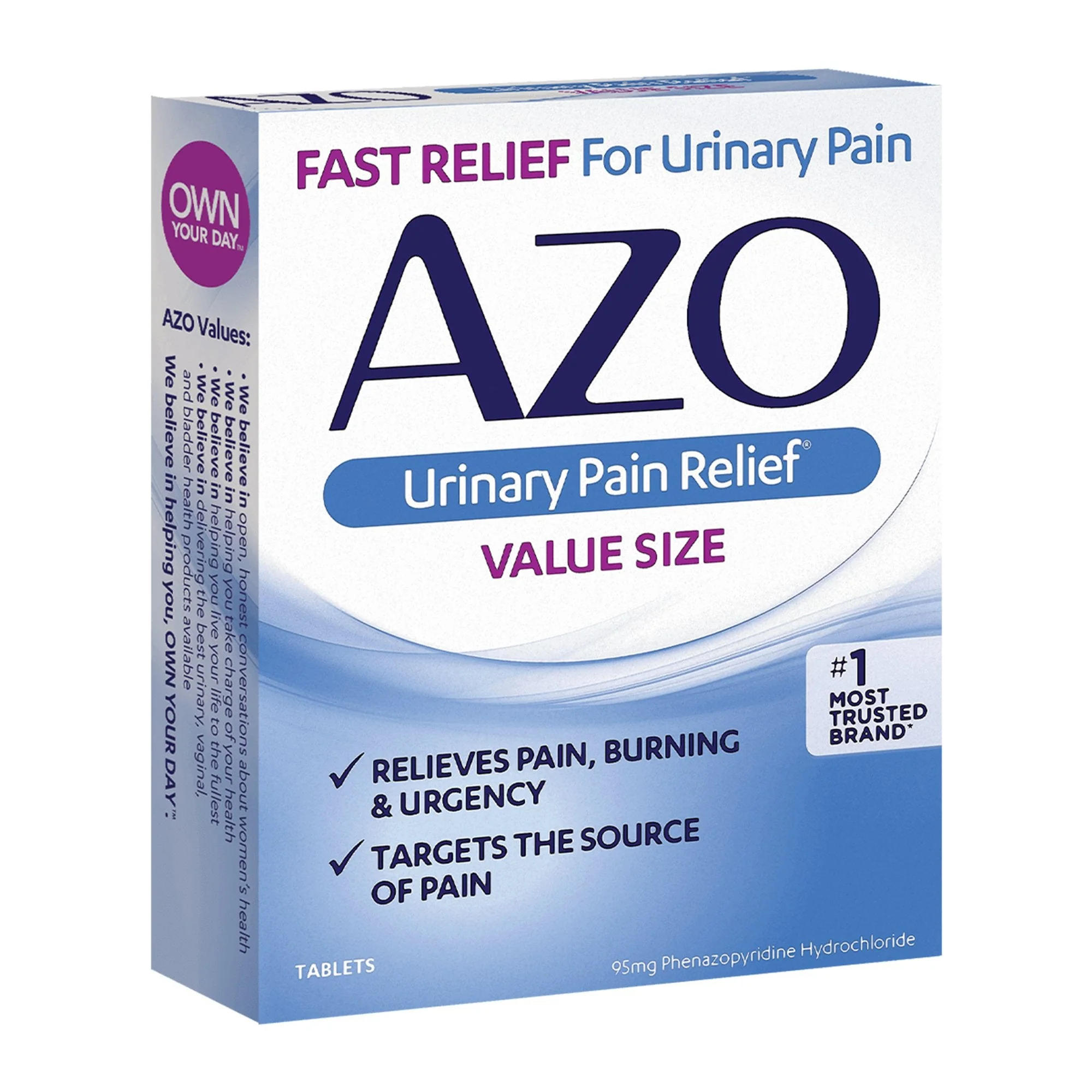 i-Health Inc AZO Phenazopyridine Urinary Pain Relief (30/BX) - Image 2