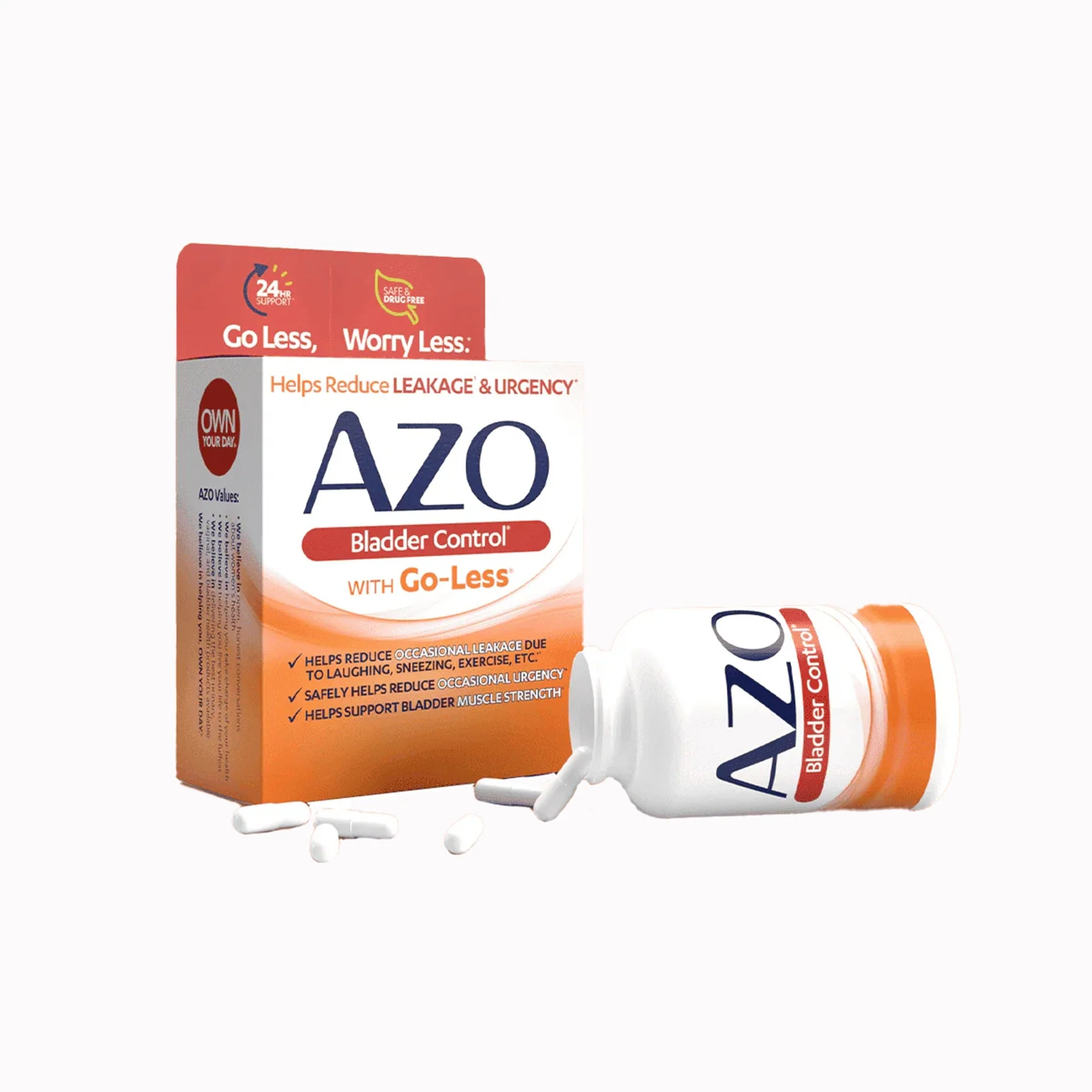 i-Health Inc AZO Bladder Control with Go-Less Capsules (24/CS)